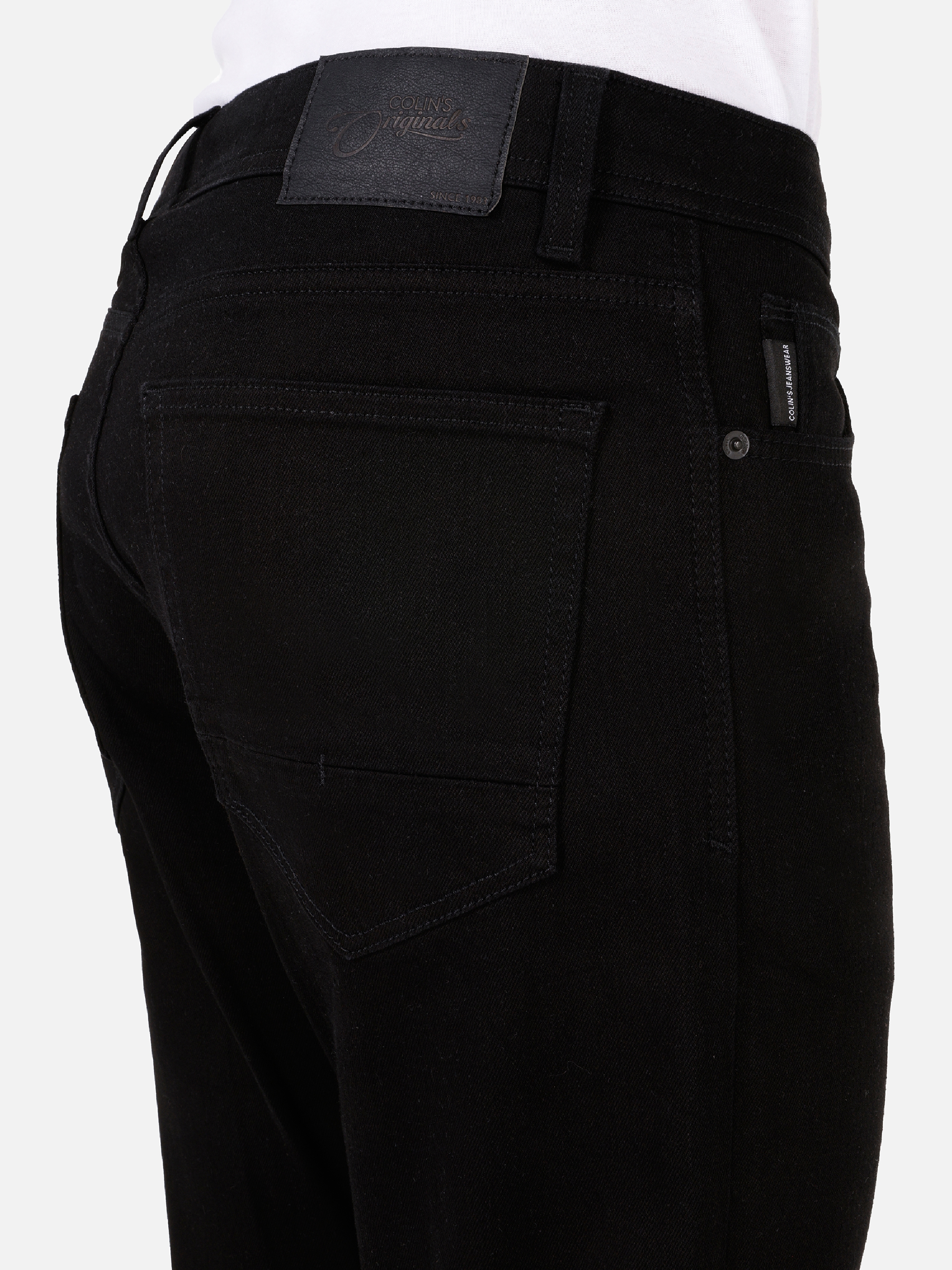 Afișați detalii pentru Pantaloni De Barbati Negru Regular Fit 067 JACK CL1071698