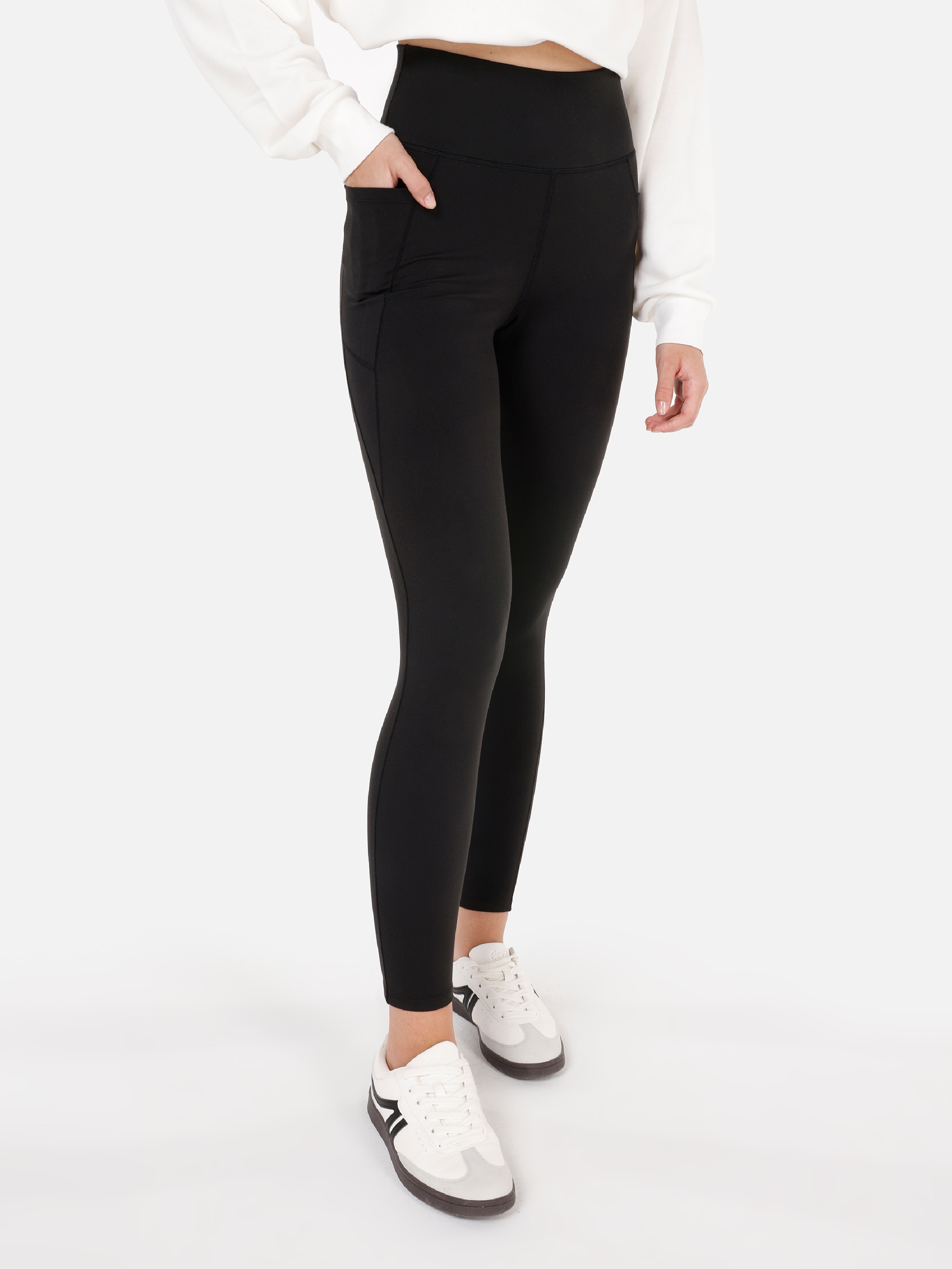 Afișați detalii pentru Pantaloni De Dama Negru Slim Fit  CL1070225