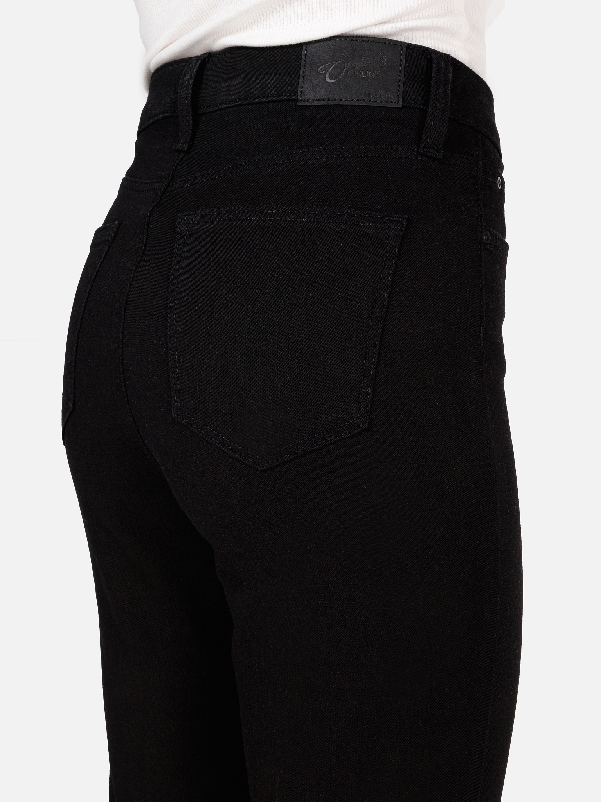 Afișați detalii pentru Pantaloni De Dama Negru Slim Fit 703 CARLA CL1071317