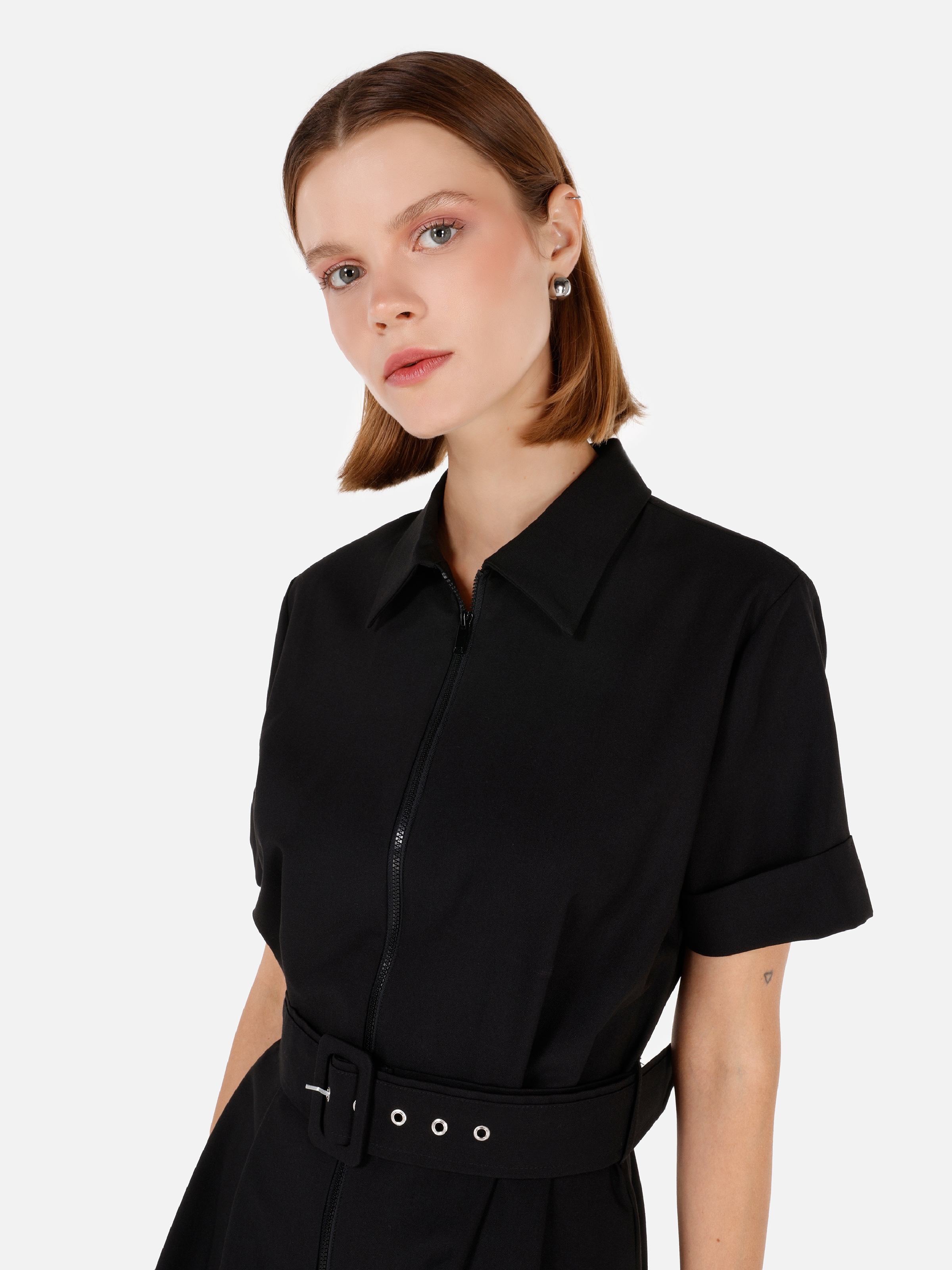 Afișați detalii pentru Rochie De Dama Negru Regular Fit  CL1071650