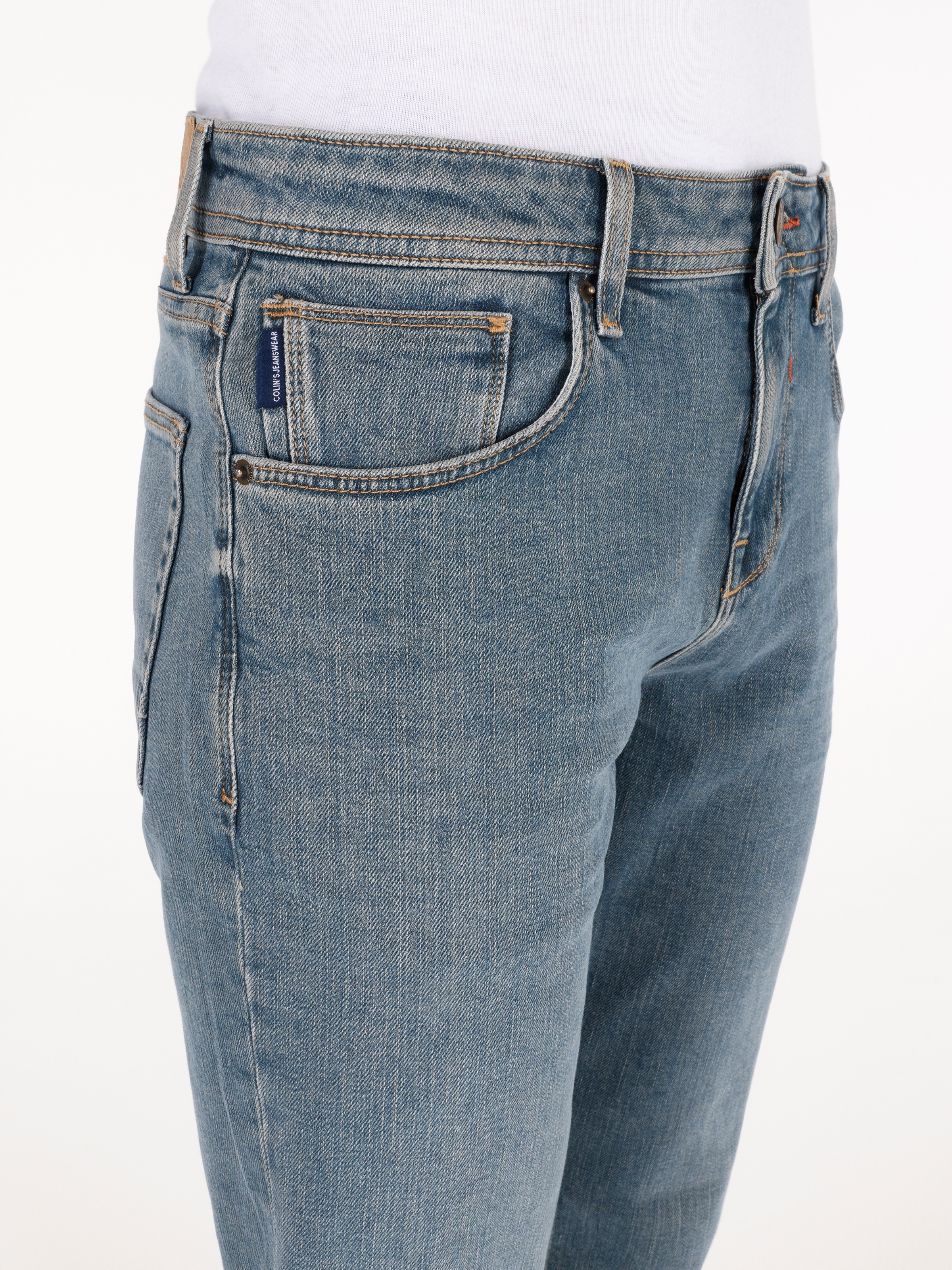 Afișați detalii pentru Pantaloni De Barbati Denim Straight Fit 044 KARL CL1072302