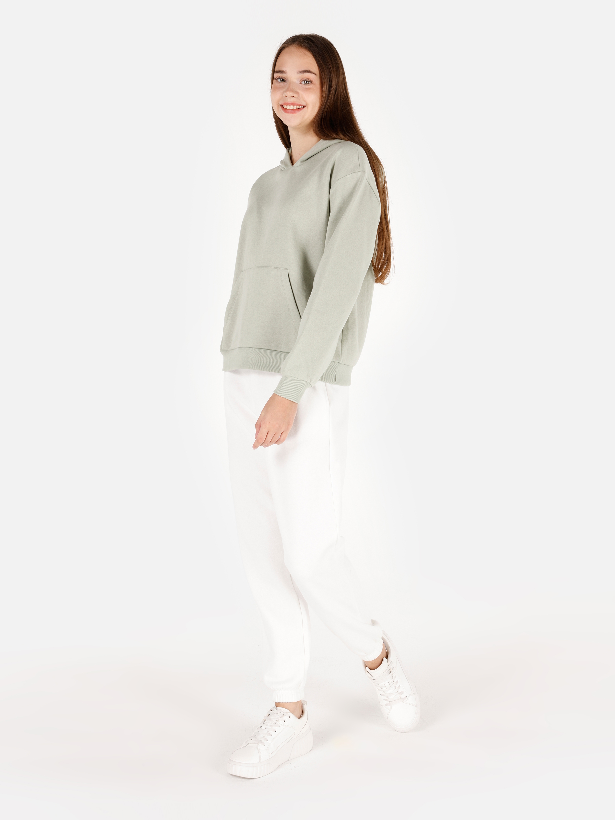 Afișați detalii pentru Swater / Bluza De Dama Verde Regular Fit  CL1070188