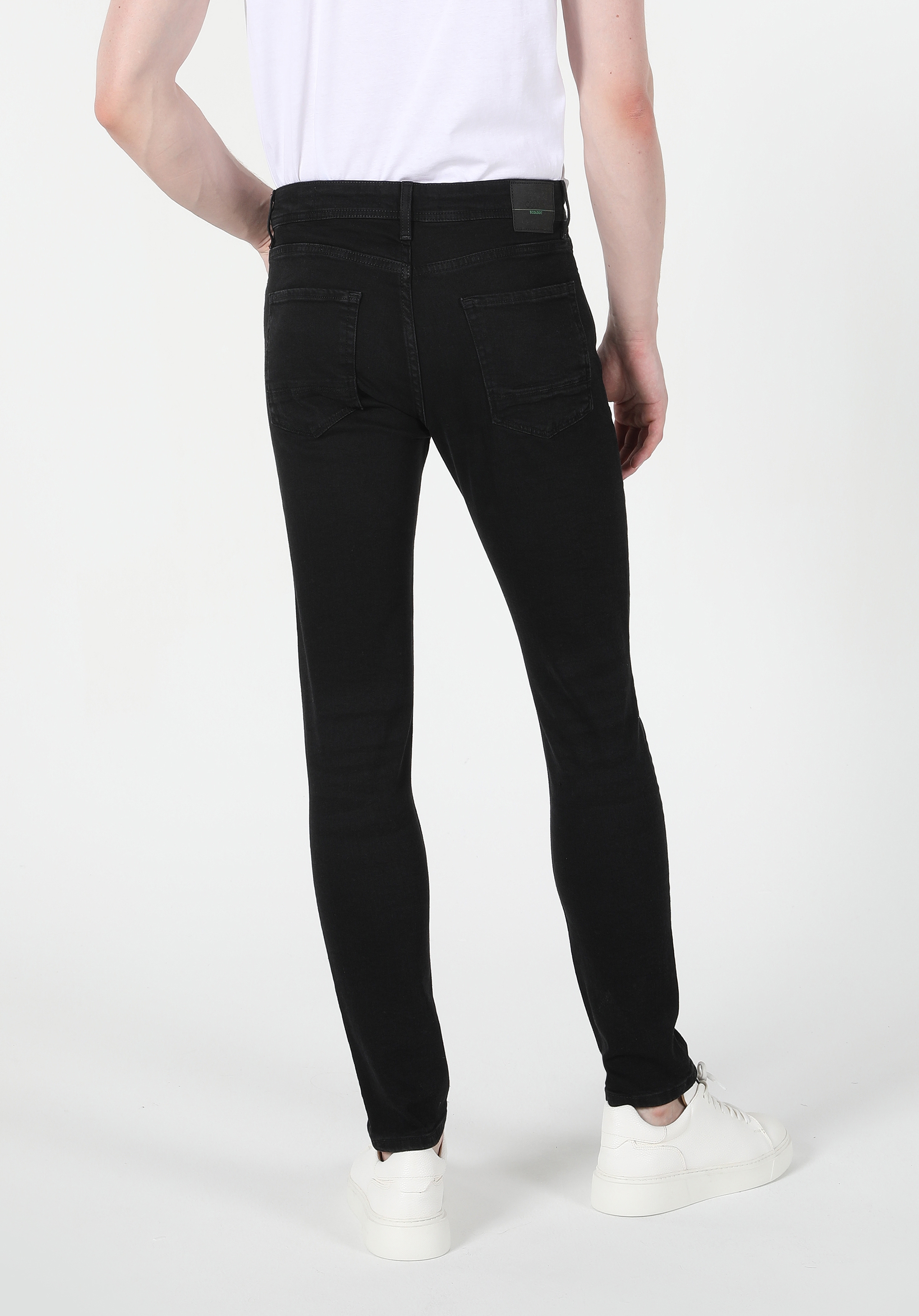 Afișați detalii pentru Pantaloni De Barbati Negru Skinny Fit  CL1060370