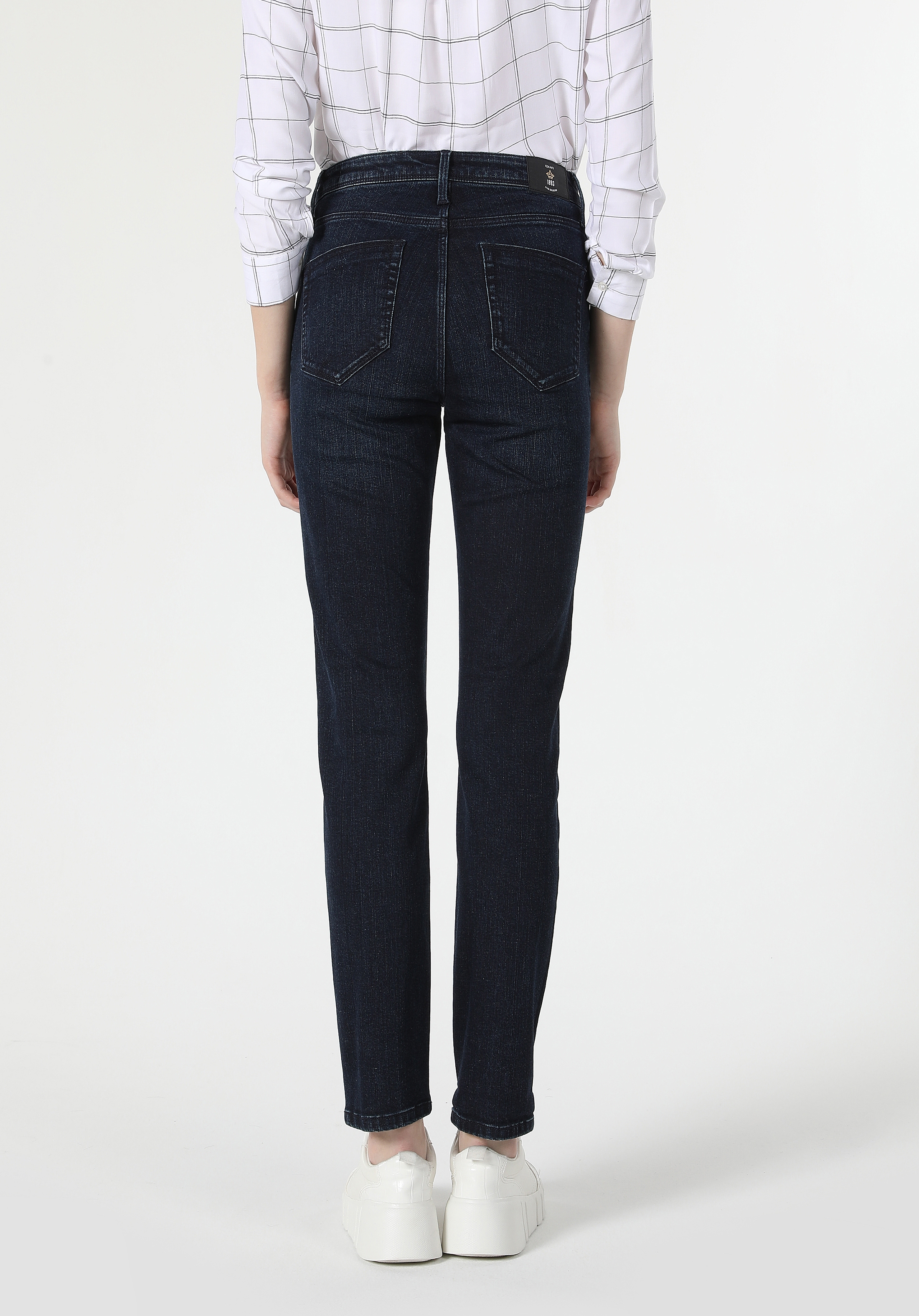 Afișați detalii pentru Pantaloni De Dama Denim Skinny Fit 760 DIANA CL1060390