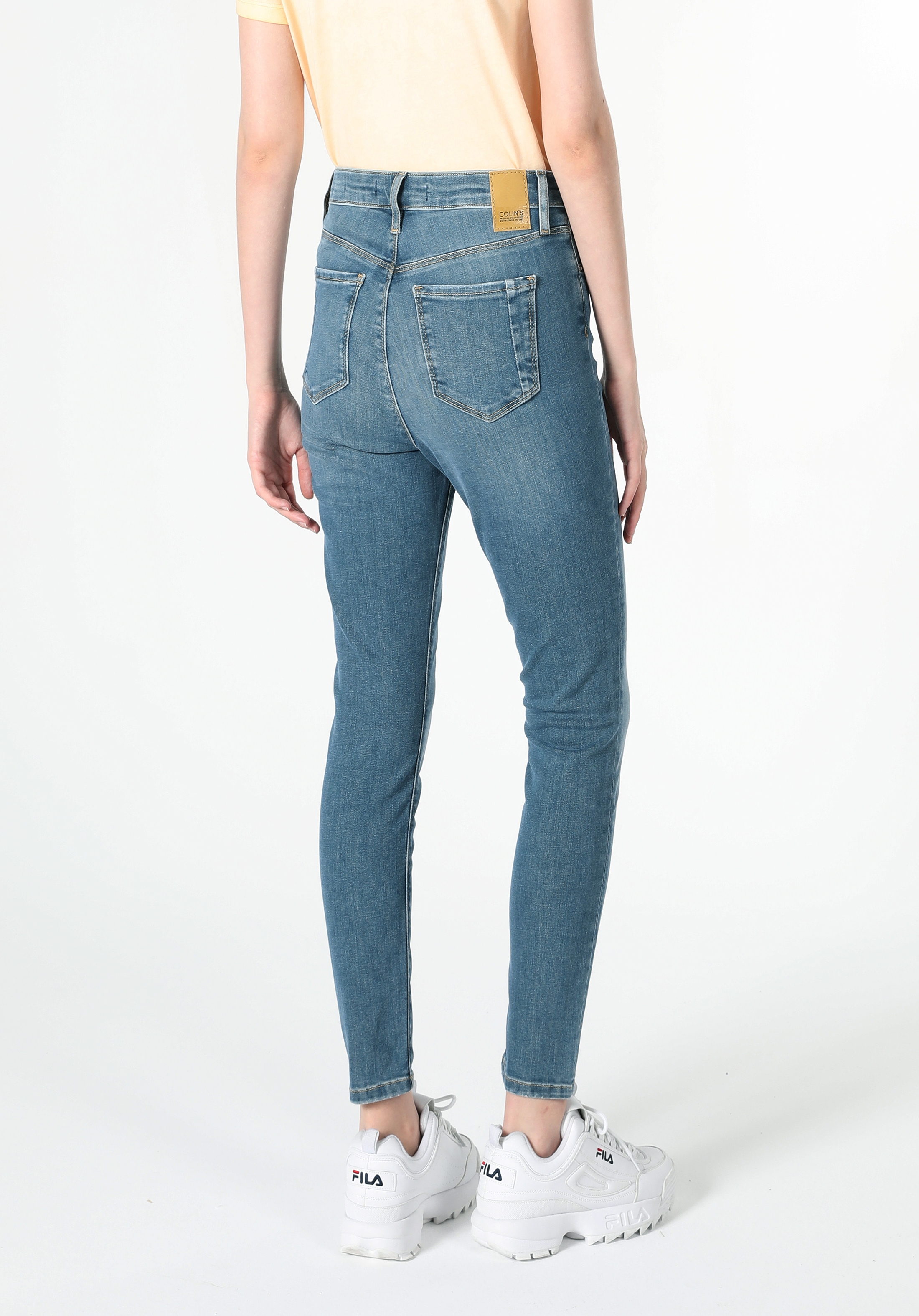 Afișați detalii pentru Pantaloni De Dama Denim Skinny Fit 760 DIANA CL1060401