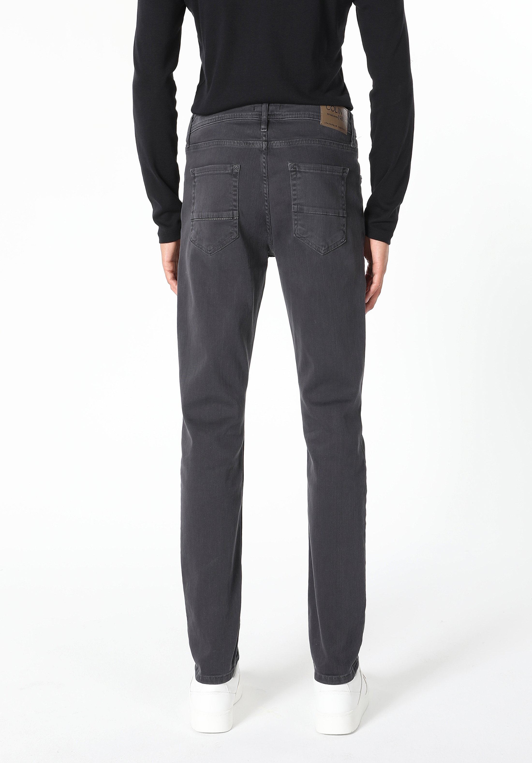 Afișați detalii pentru Pantaloni De Barbati Antracit Straight Fit  CL1055653