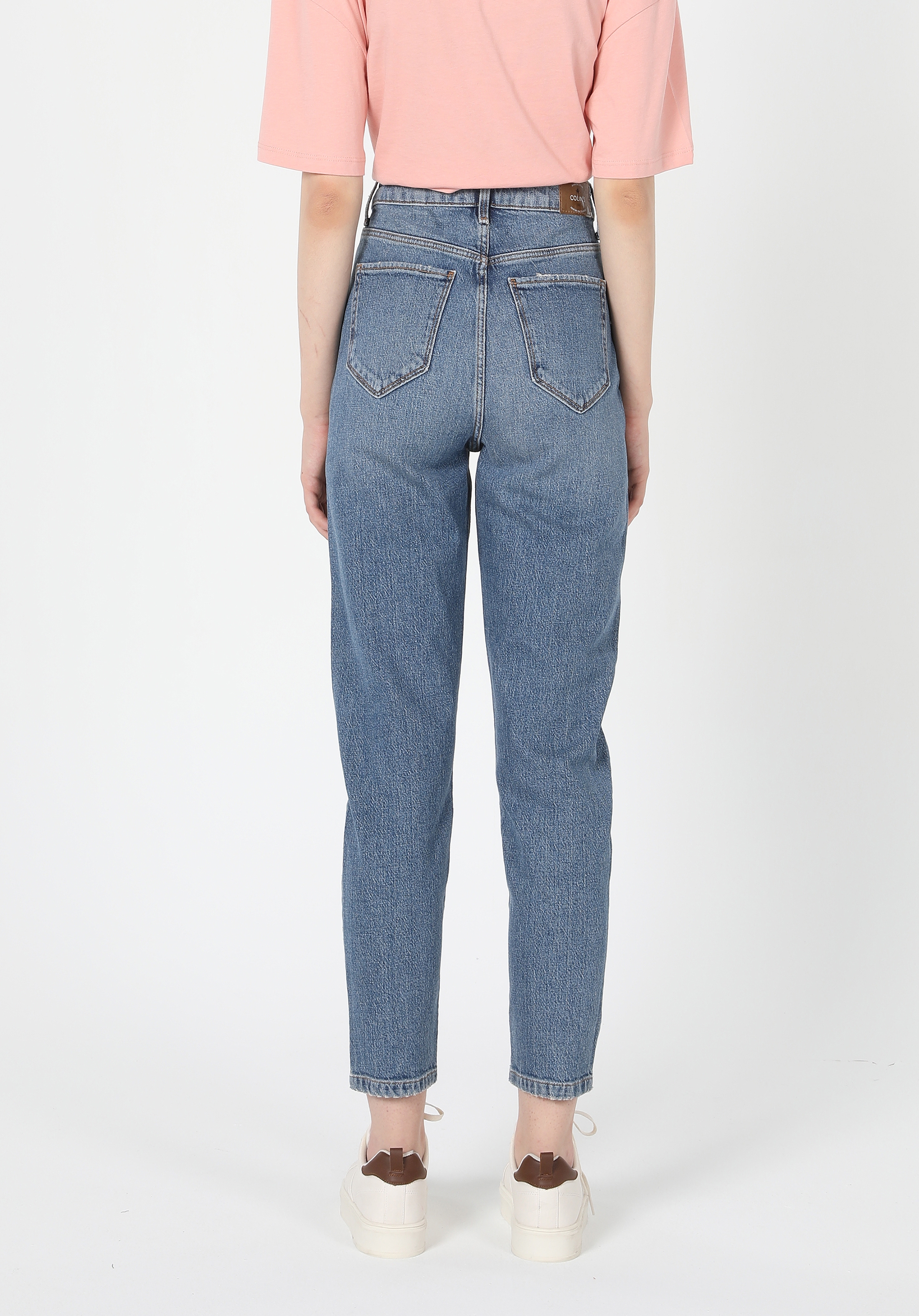 Afișați detalii pentru Pantaloni De Dama Denim Mom Fit 896  MARIA CL1060443