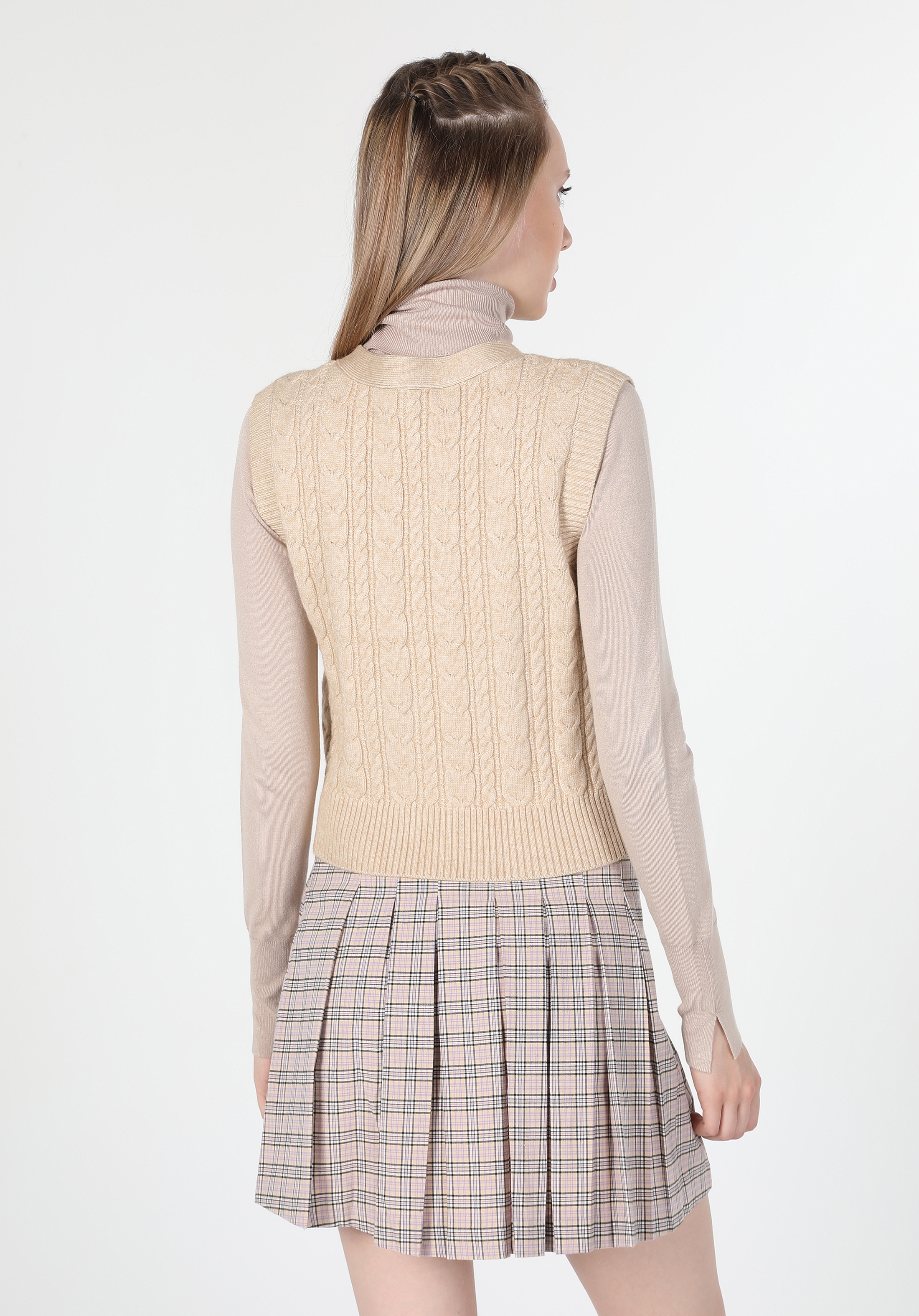 Afișați detalii pentru Cardigan De Dama Bej   CL1060686