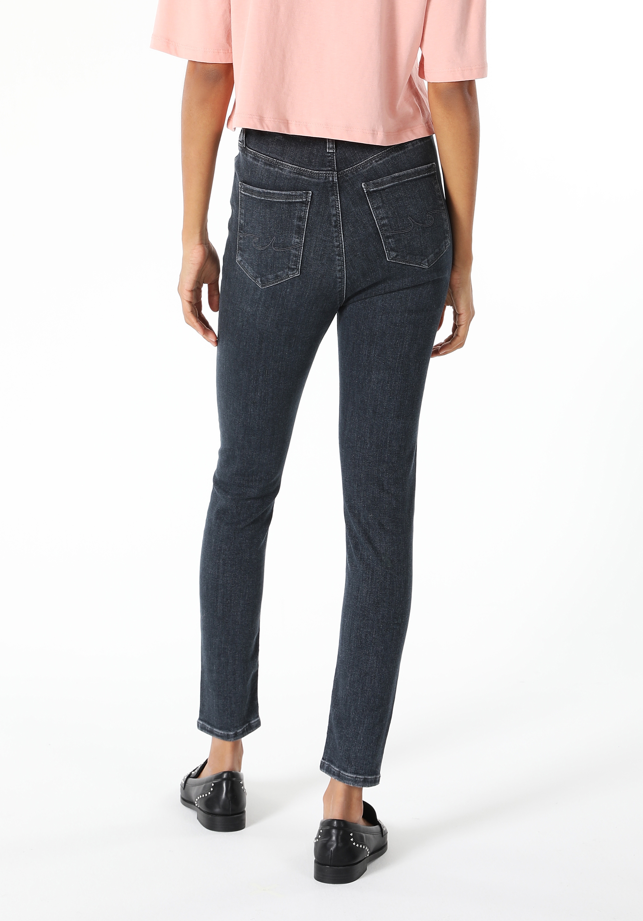 Afișați detalii pentru Pantaloni De Dama Denim Skinny Fit 760 DIANA CL1061435