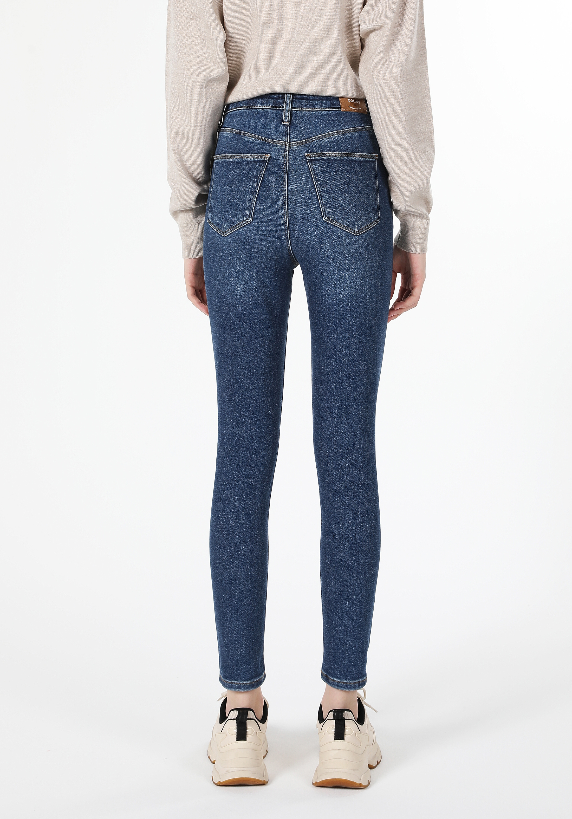 Afișați detalii pentru Pantaloni De Dama Denim Skinny Fit 760 DIANA CL1061436