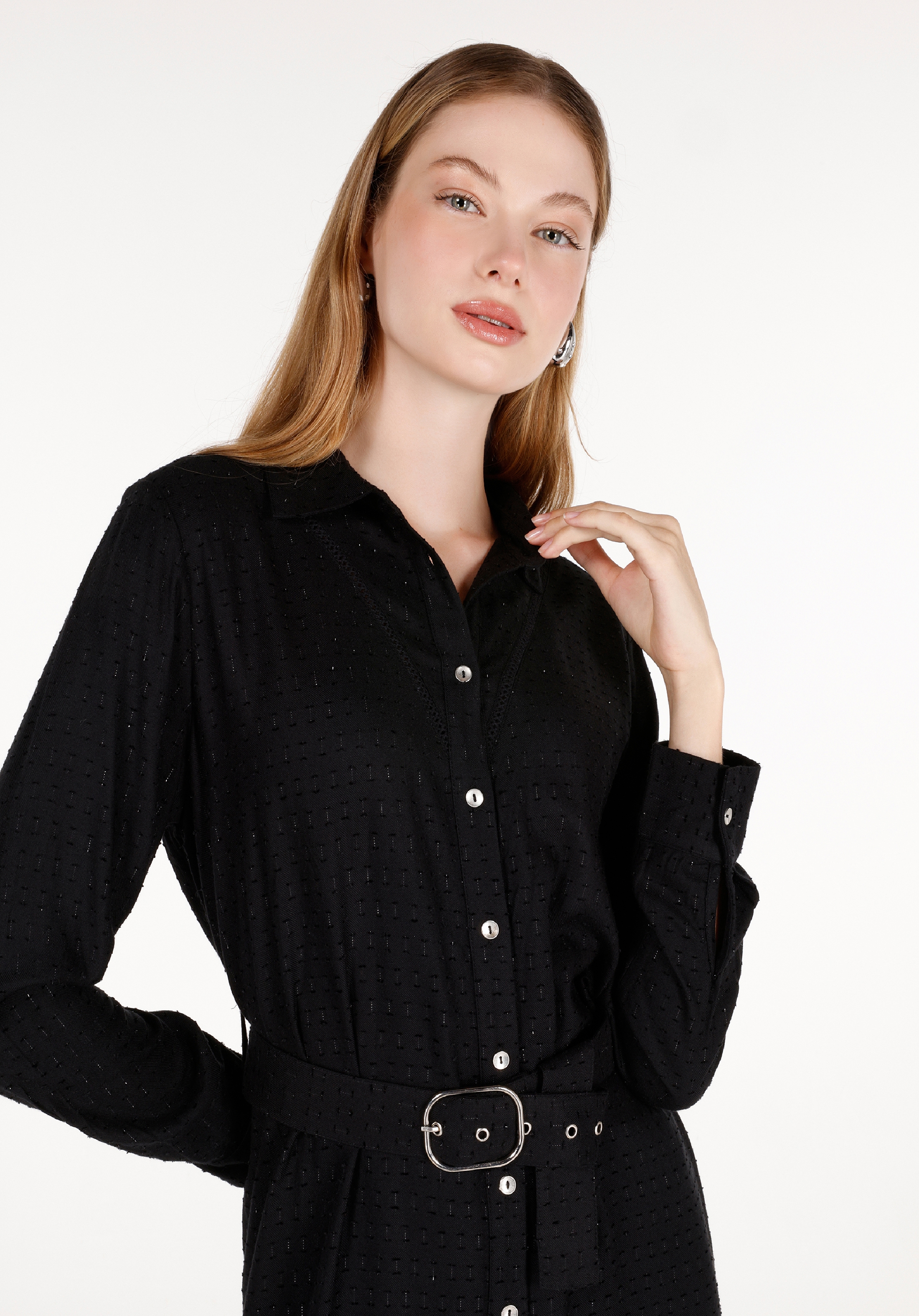 Afișați detalii pentru Rochie De Dama Negru Regular Fit  CL1071187