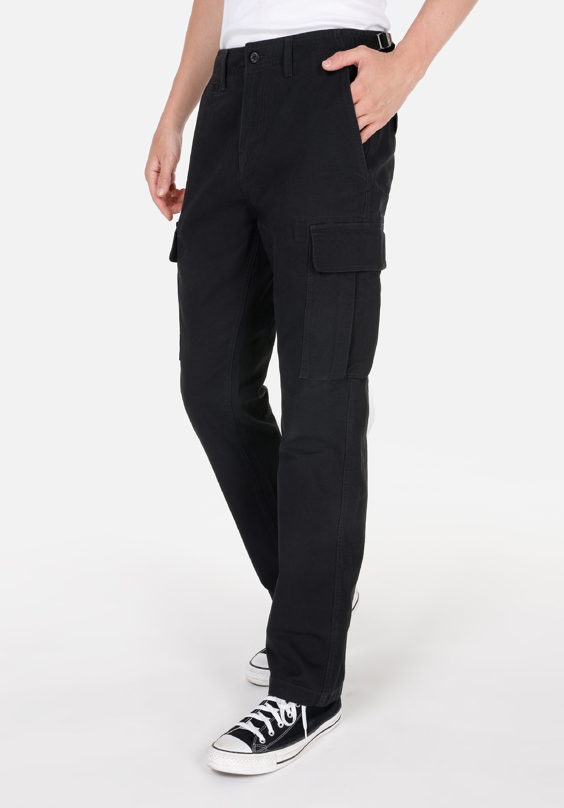 Afișați detalii pentru Pantaloni De Barbati Negru Comfort Fit  CL1070378