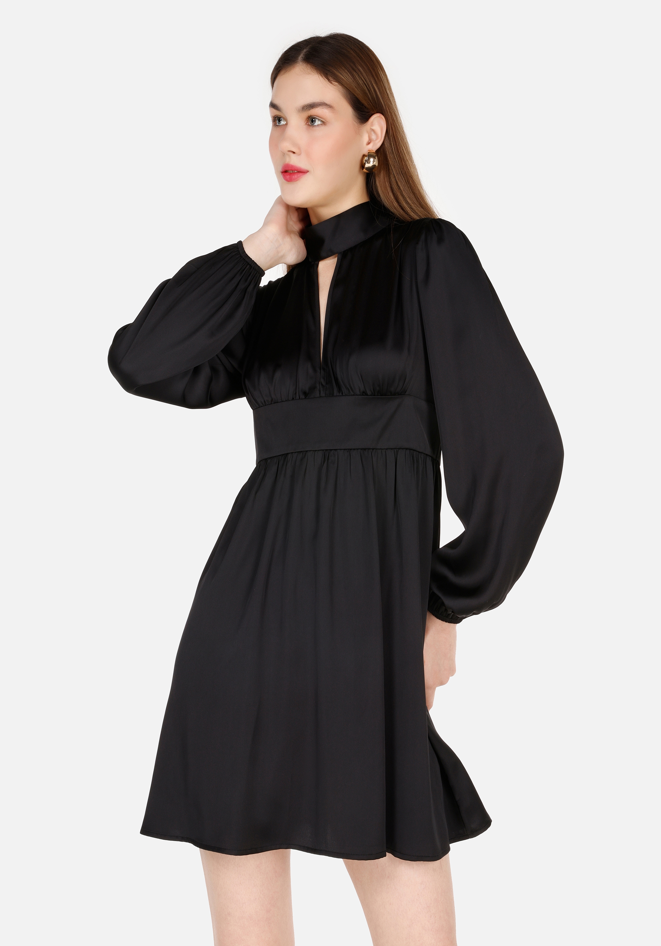 Afișați detalii pentru Rochie De Dama Negru Regular Fit  CL1070380