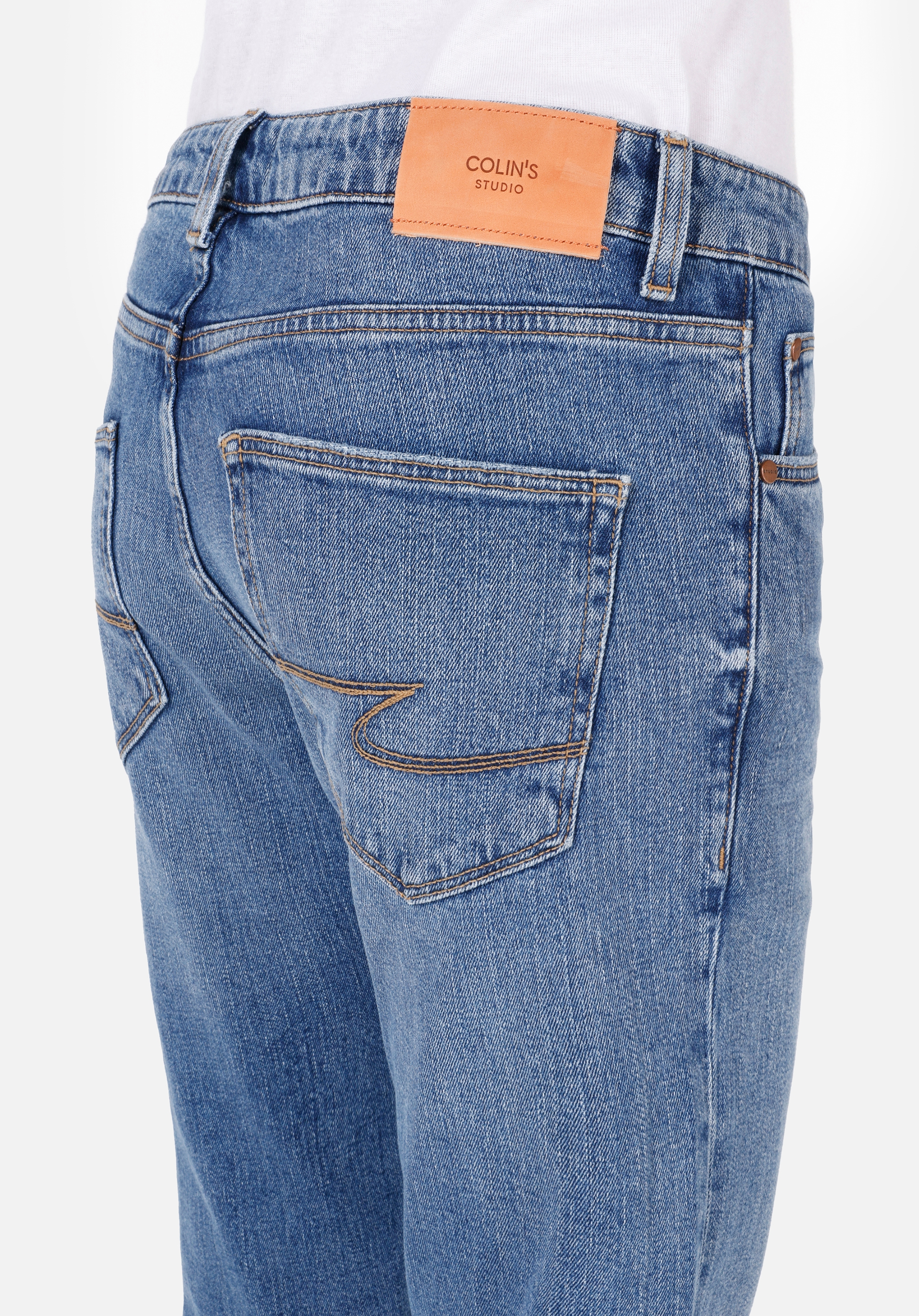 Afișați detalii pentru Pantaloni De Barbati Denim Bootcut  CL1070604