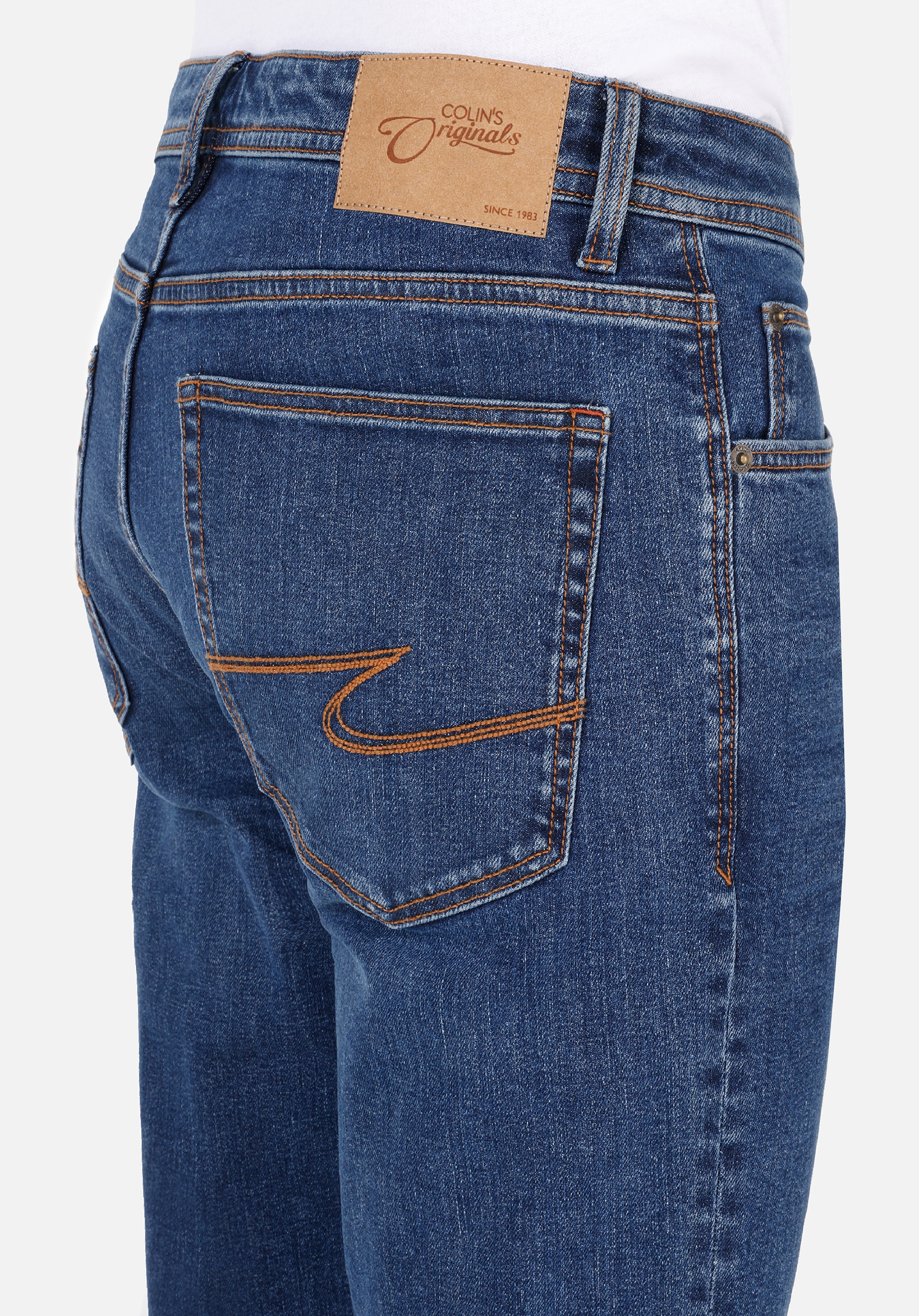 Afișați detalii pentru Pantaloni De Barbati Denim Regular Fit 067 JACK CL1071255