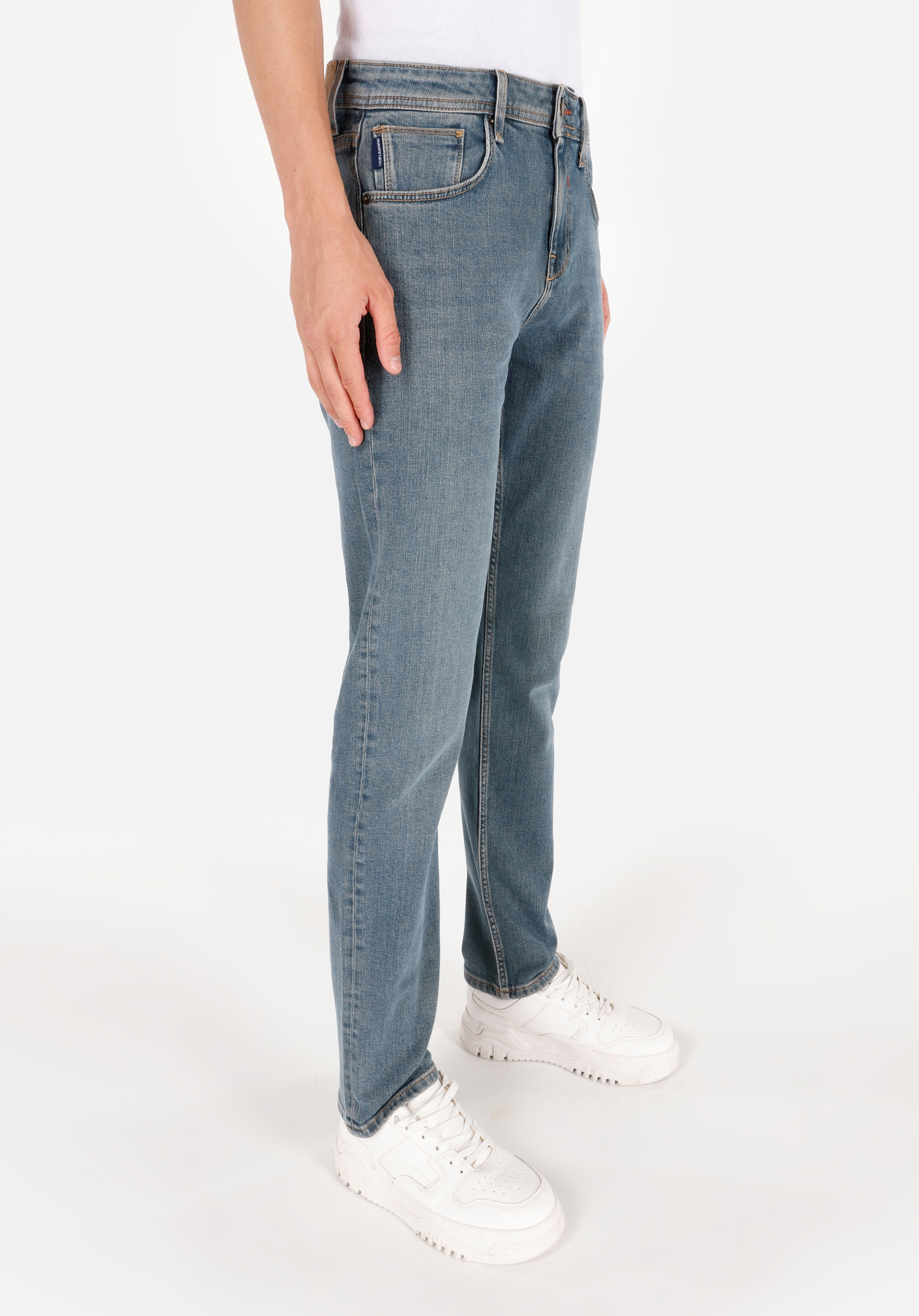 Afișați detalii pentru Pantaloni De Barbati Denim Straight Fit 044 KARL CL1072302