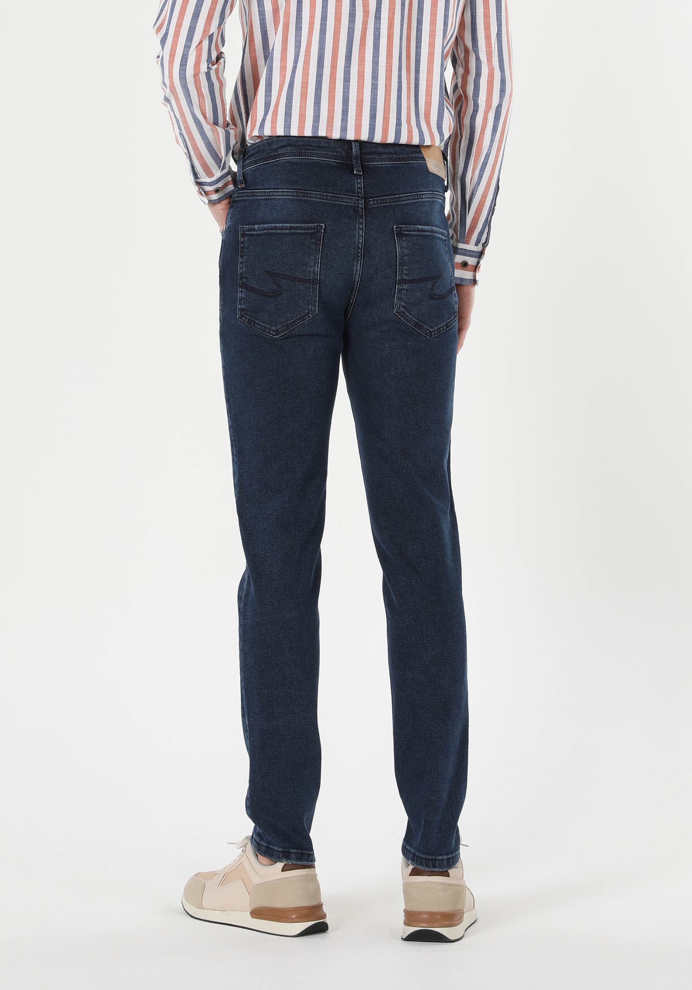 Afișați detalii pentru Pantaloni De Barbati Denim Skinny Fit  CL1058114