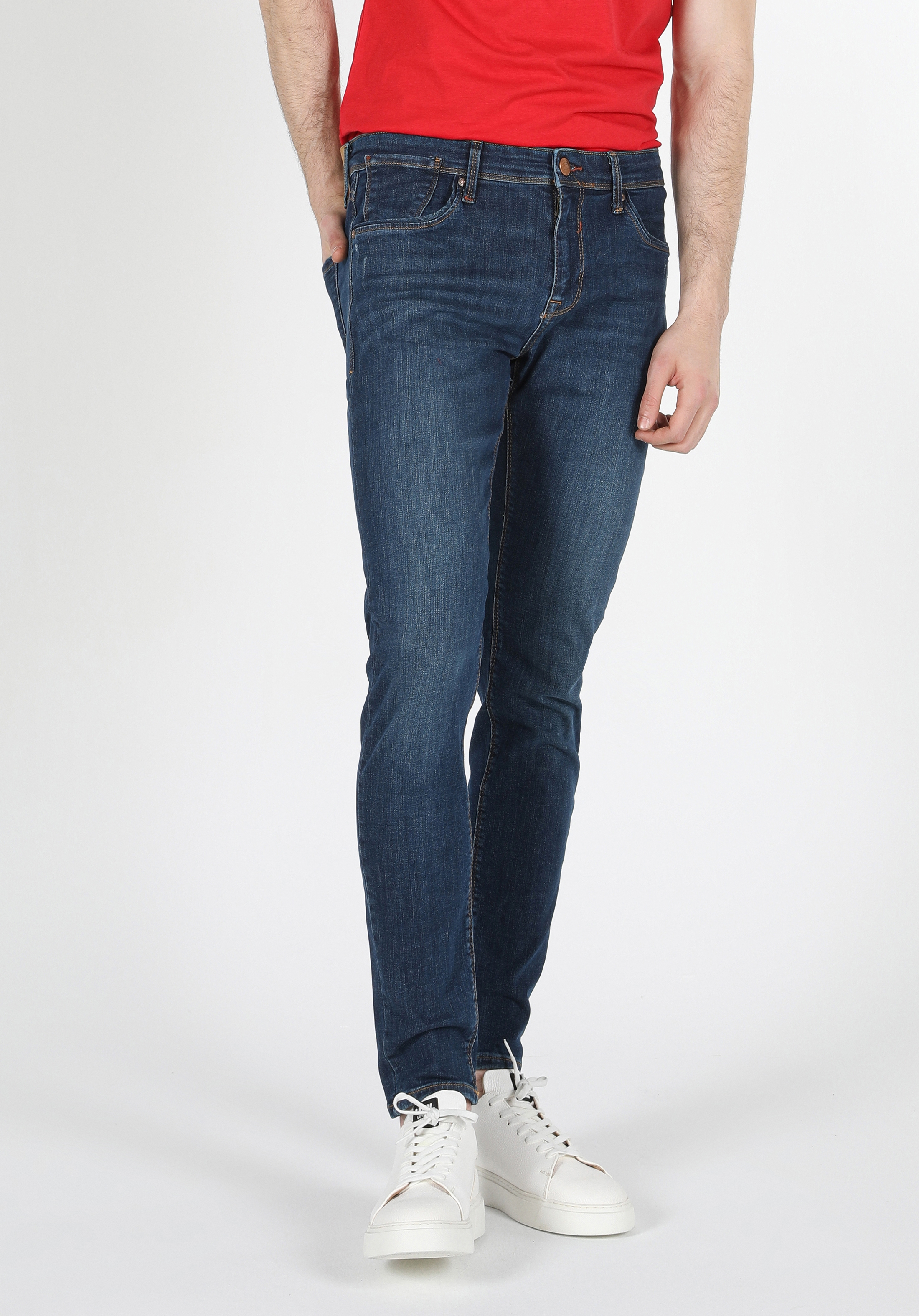 Afișați detalii pentru Pantaloni De Barbati Denim Slim Fit 041 DANNY CL1057855