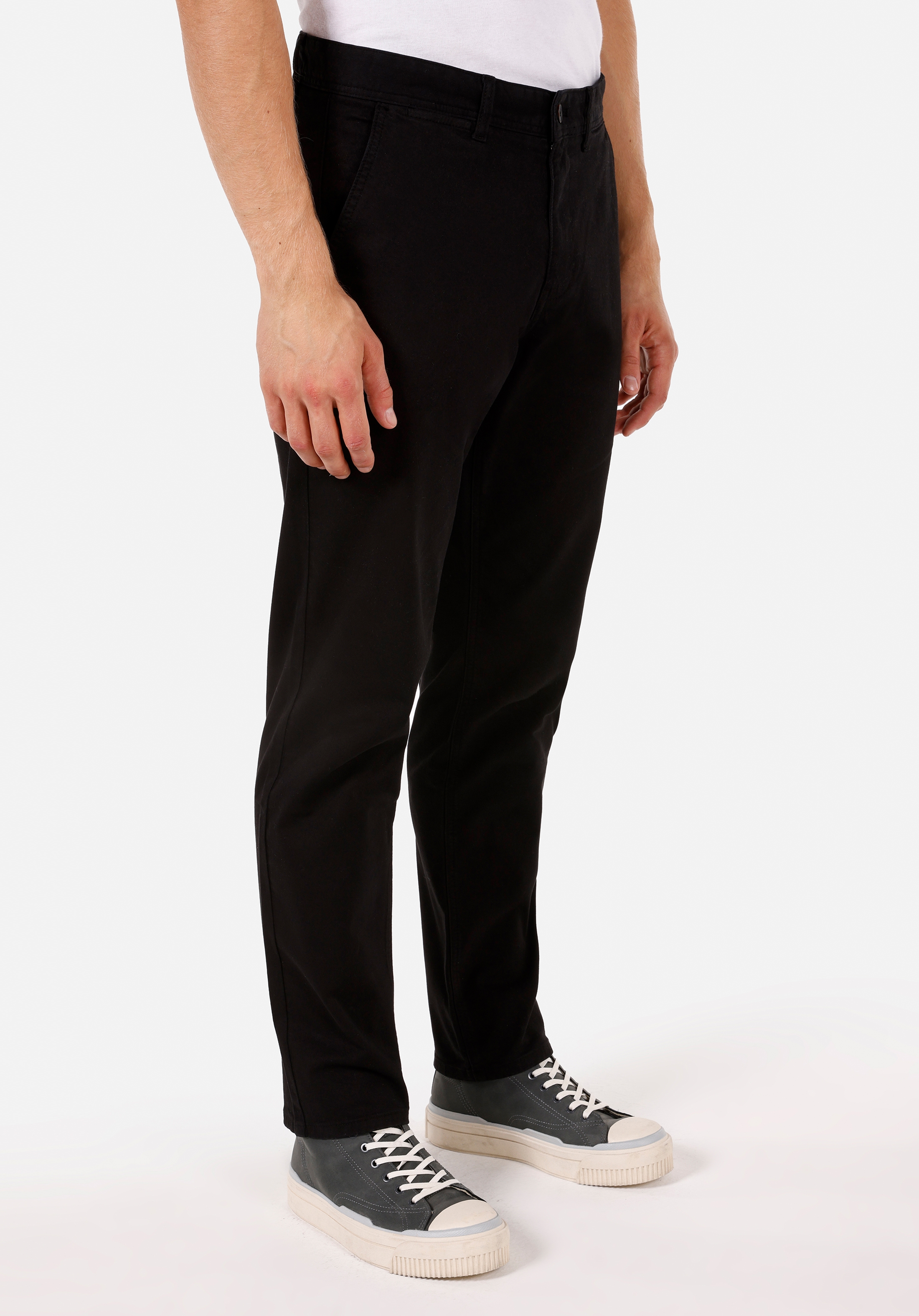 Afișați detalii pentru Pantaloni De Barbati Negru Regular Fit  CL1049750