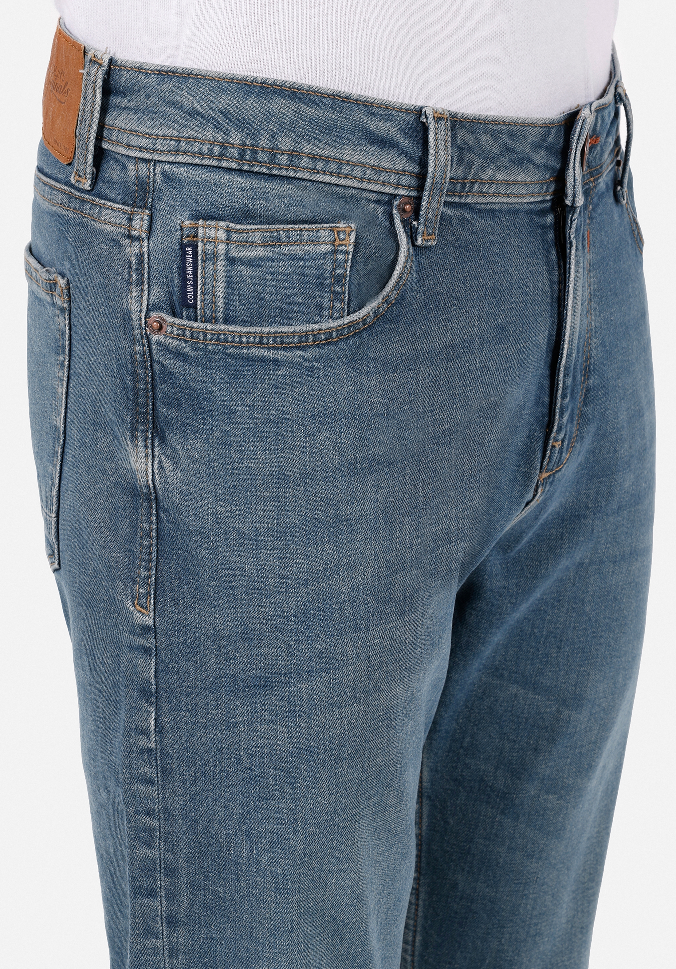 Afișați detalii pentru Pantaloni De Barbati Verde Regular Fit 067 JACK CL1071242