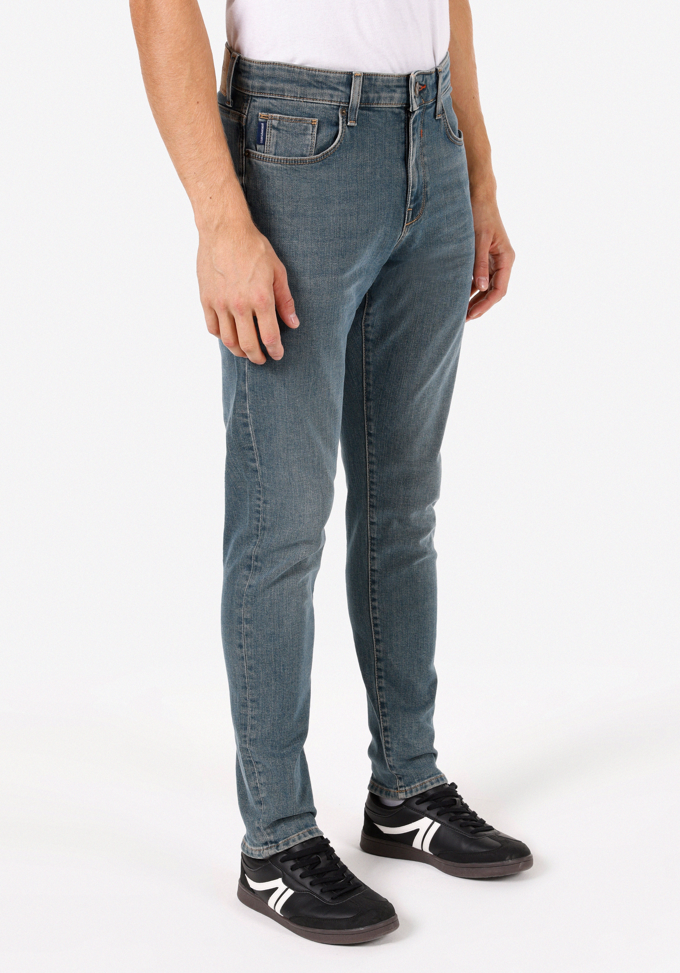 Afișați detalii pentru Pantaloni De Barbati Denim Slim Fit 041 DANNY CL1072299