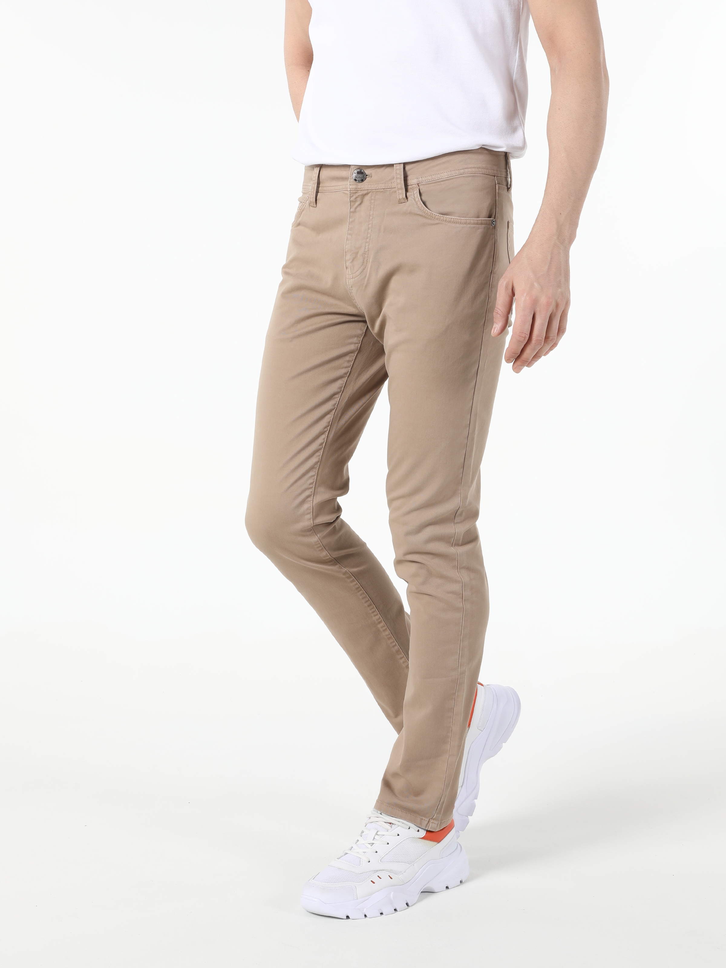 Afișați detalii pentru Camel Barbati Pantaloni Straight Fit