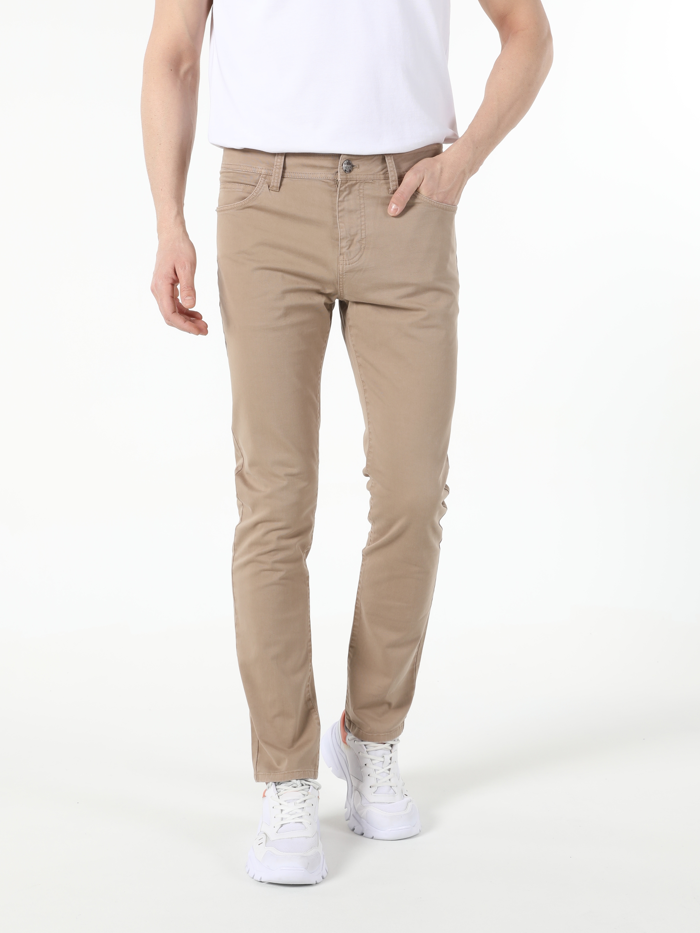 Afișați detalii pentru Camel Barbati Pantaloni Straight Fit