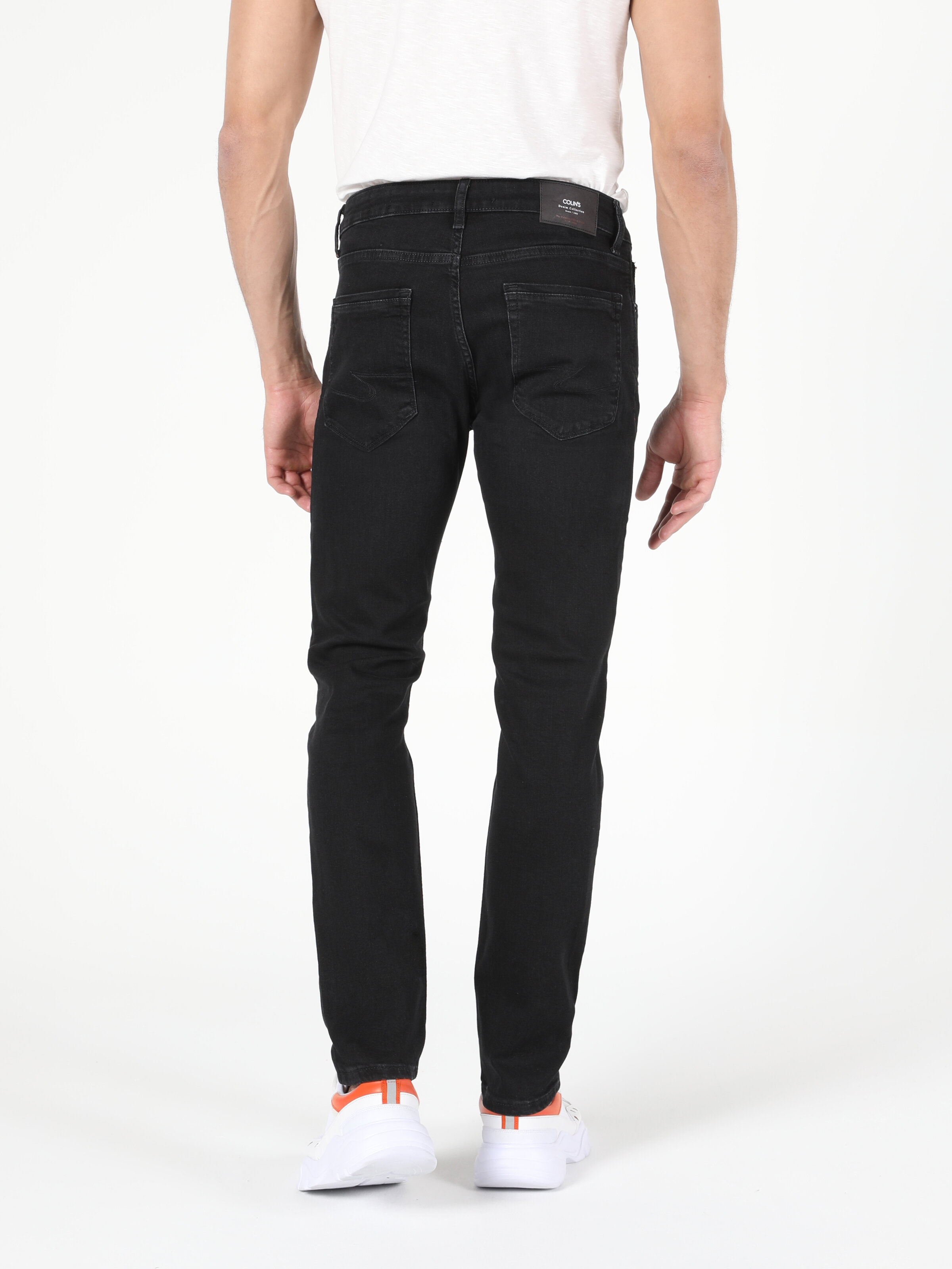 Afișați detalii pentru Pantaloni De Barbati Negru Straight Fit 044 Karl