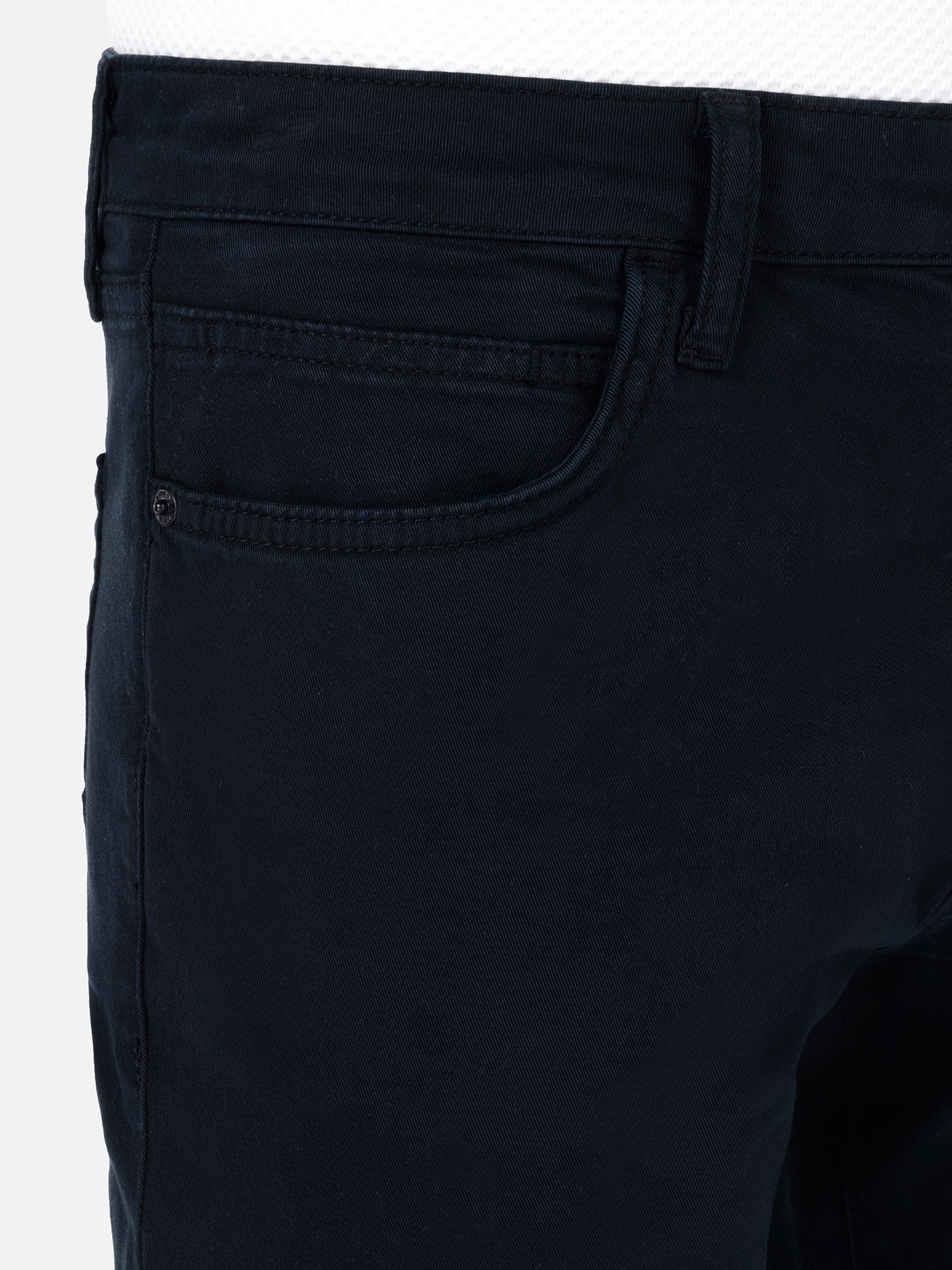 Afișați detalii pentru Pantaloni De Barbati Albastru Marin Straight Fit  