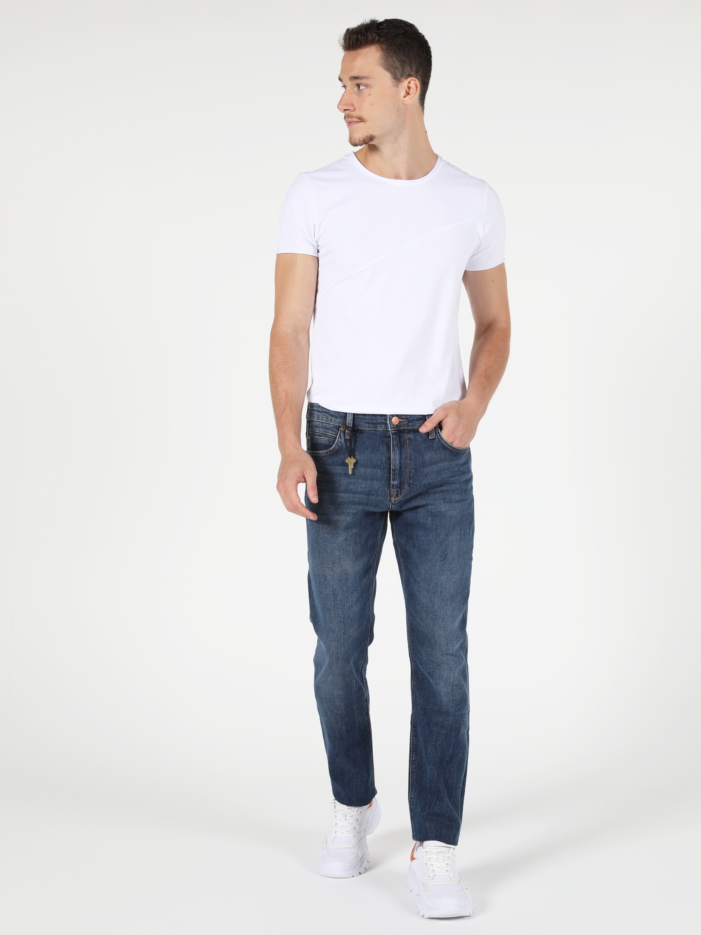 Afișați detalii pentru Blugi De Barbati Cu Talie Joasa Slim Fit  041 Danny