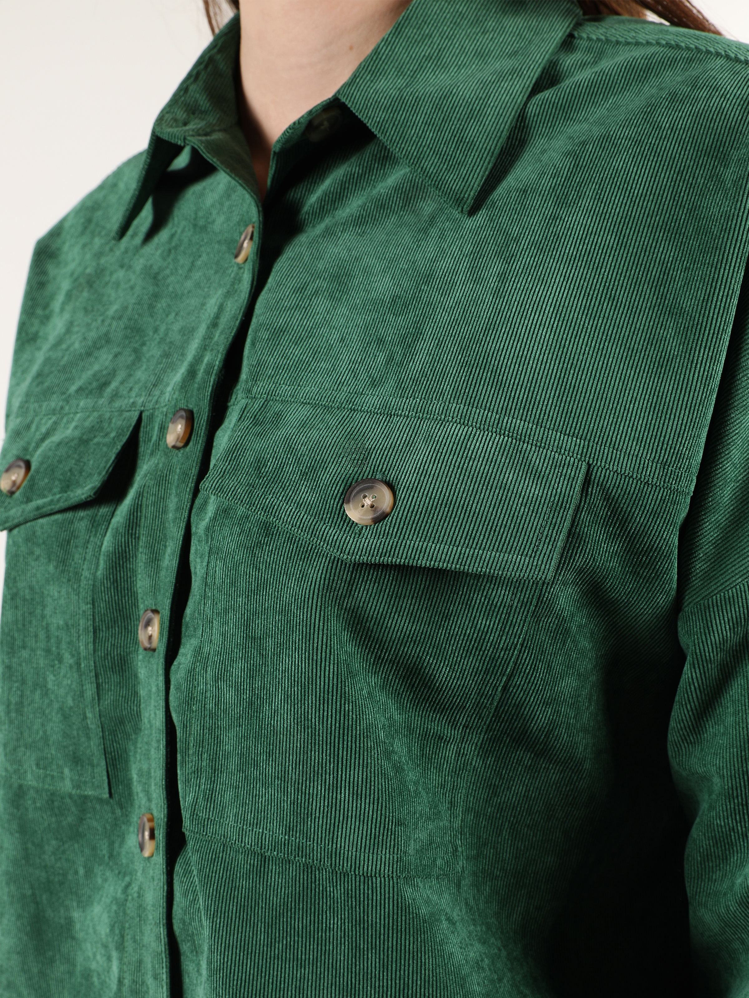 Afișați detalii pentru Camasa Cu Maneca Lunga De Dama Verde   