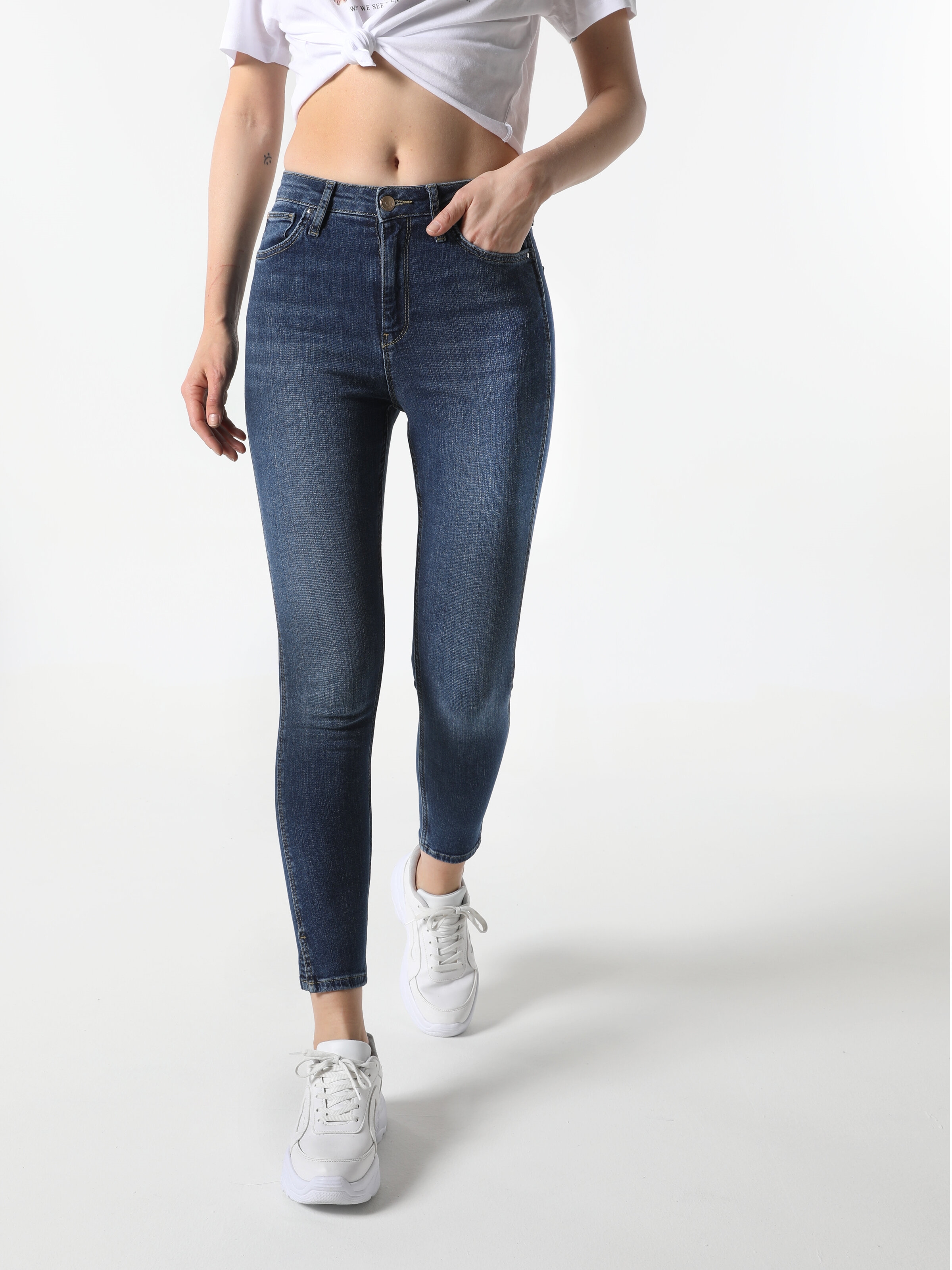 Afișați detalii pentru Denim Femei Pantaloni Super Slim Fit
