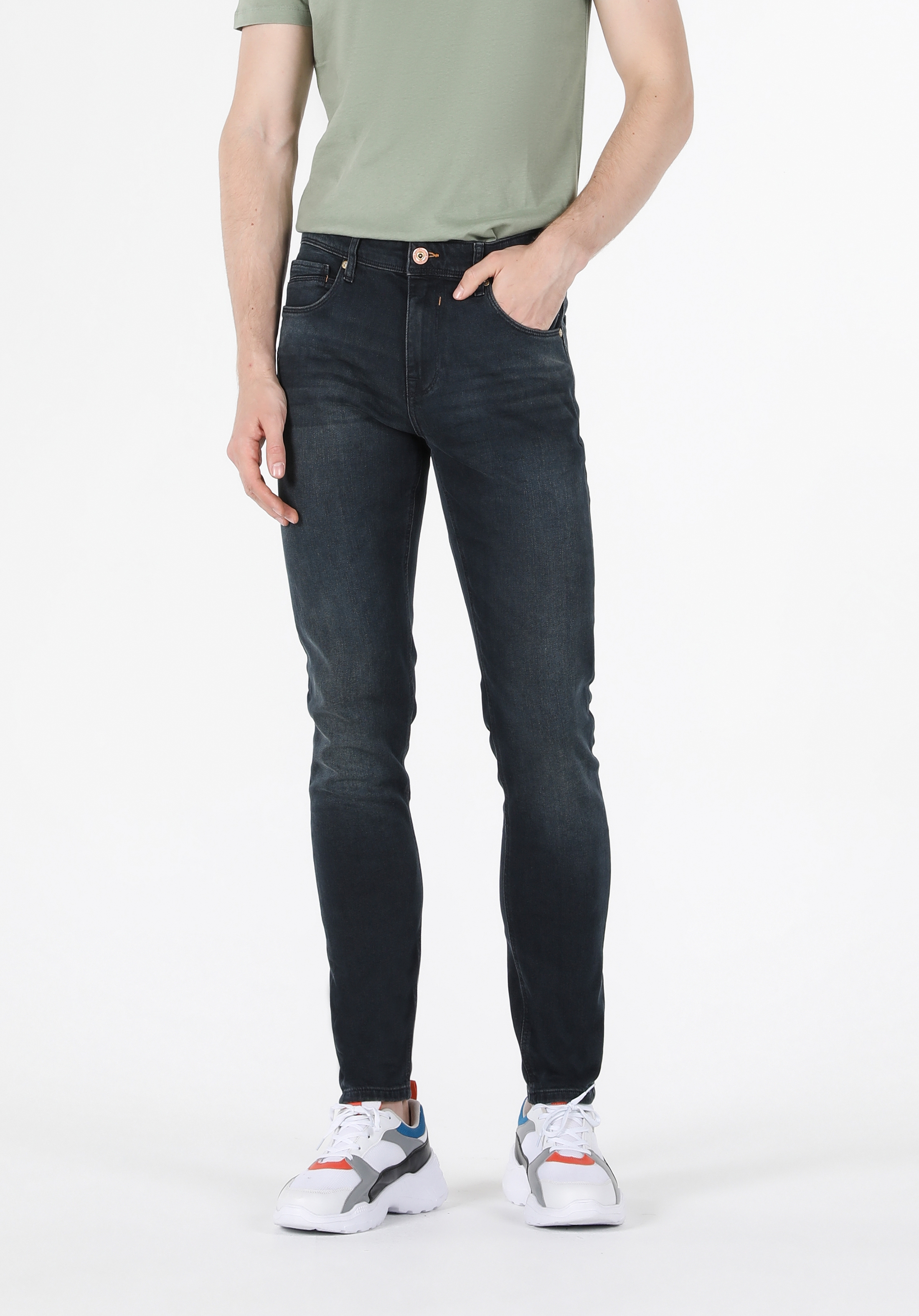 Afișați detalii pentru Pantaloni De Barbati Denim Slim Fit 041 Danny