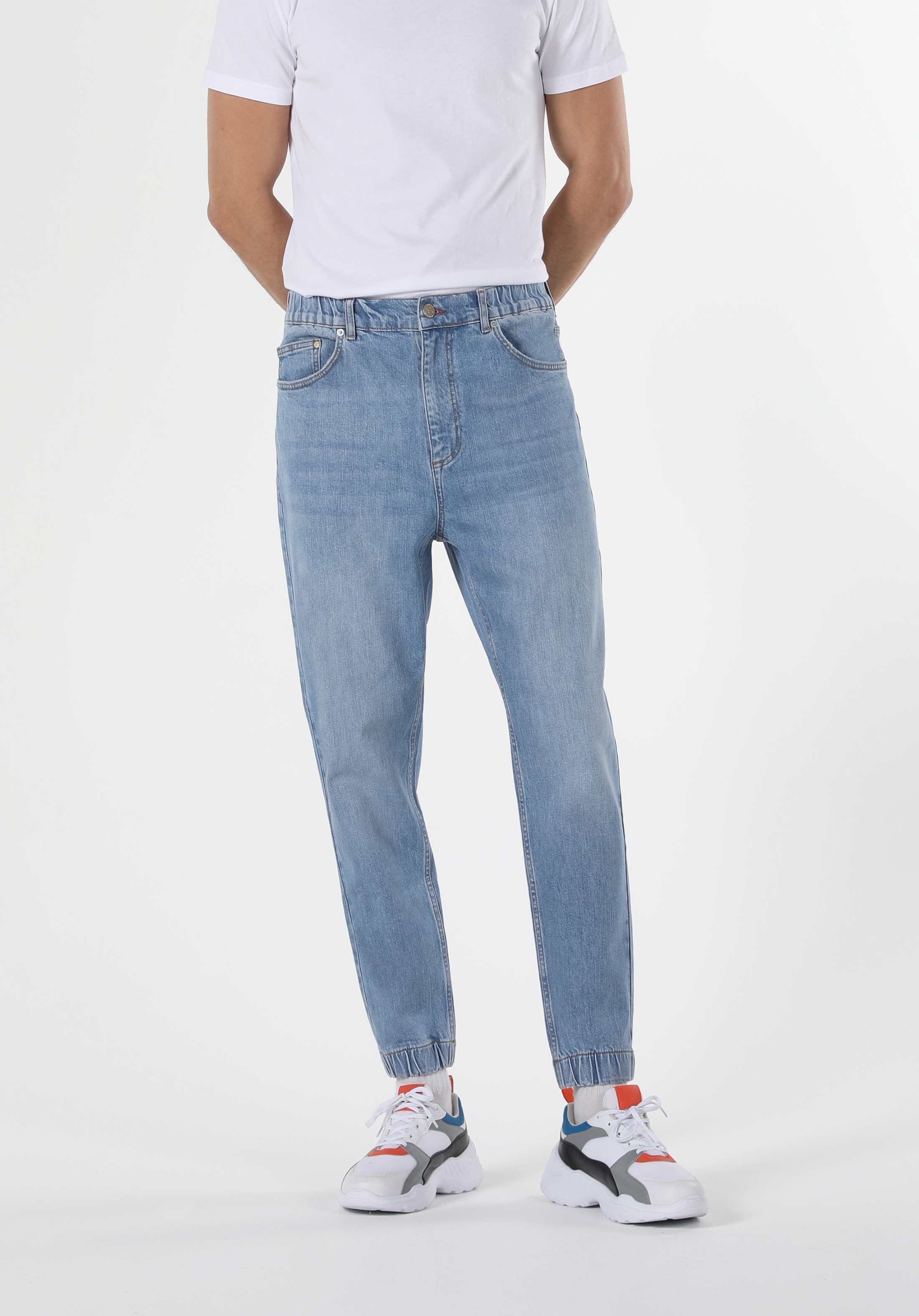 Afișați detalii pentru Pantaloni De Barbati Denim Slim Fit 