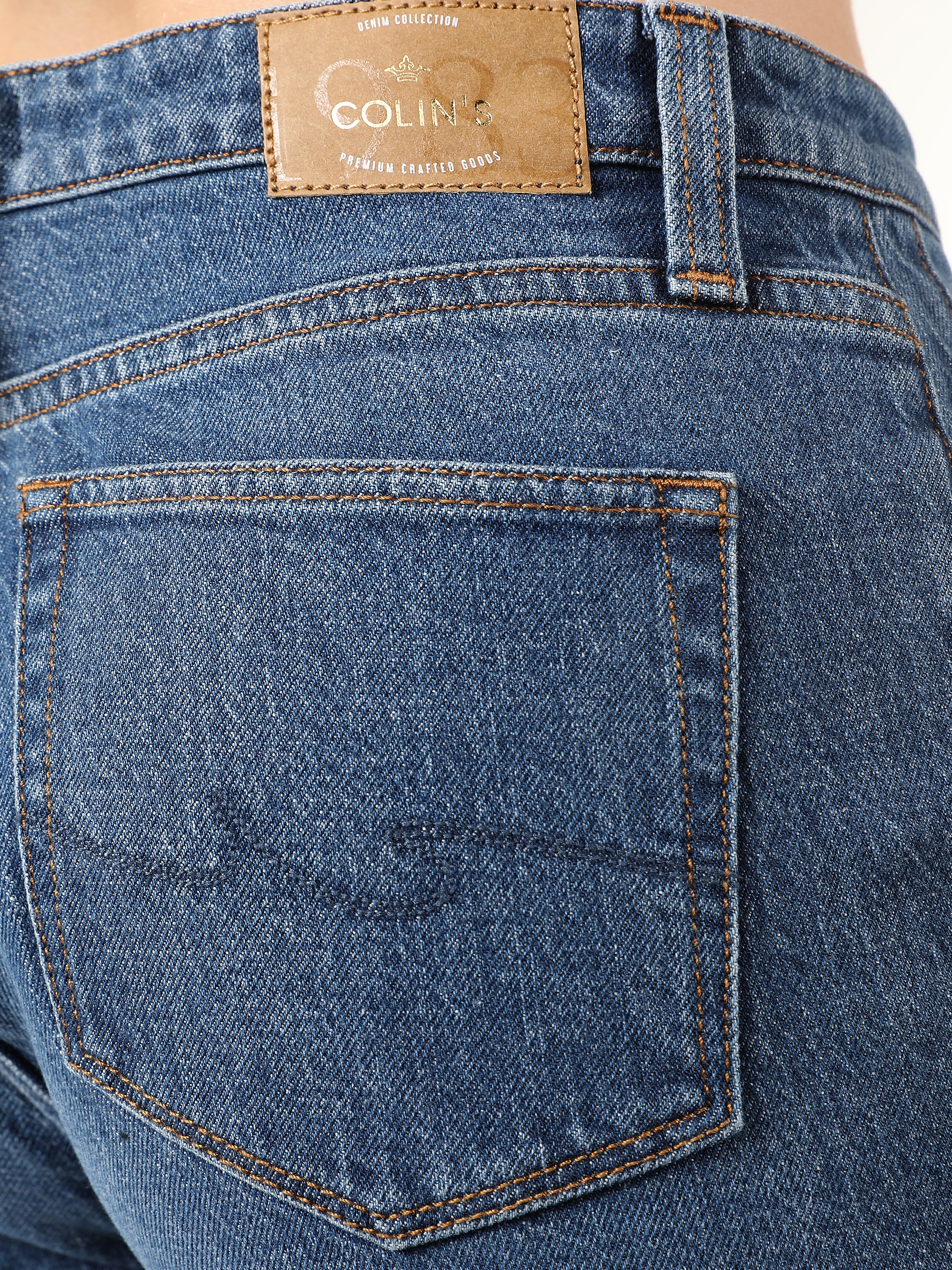 Afișați detalii pentru Pantaloni De Dama Albastru Regular Fit 791 MONICA