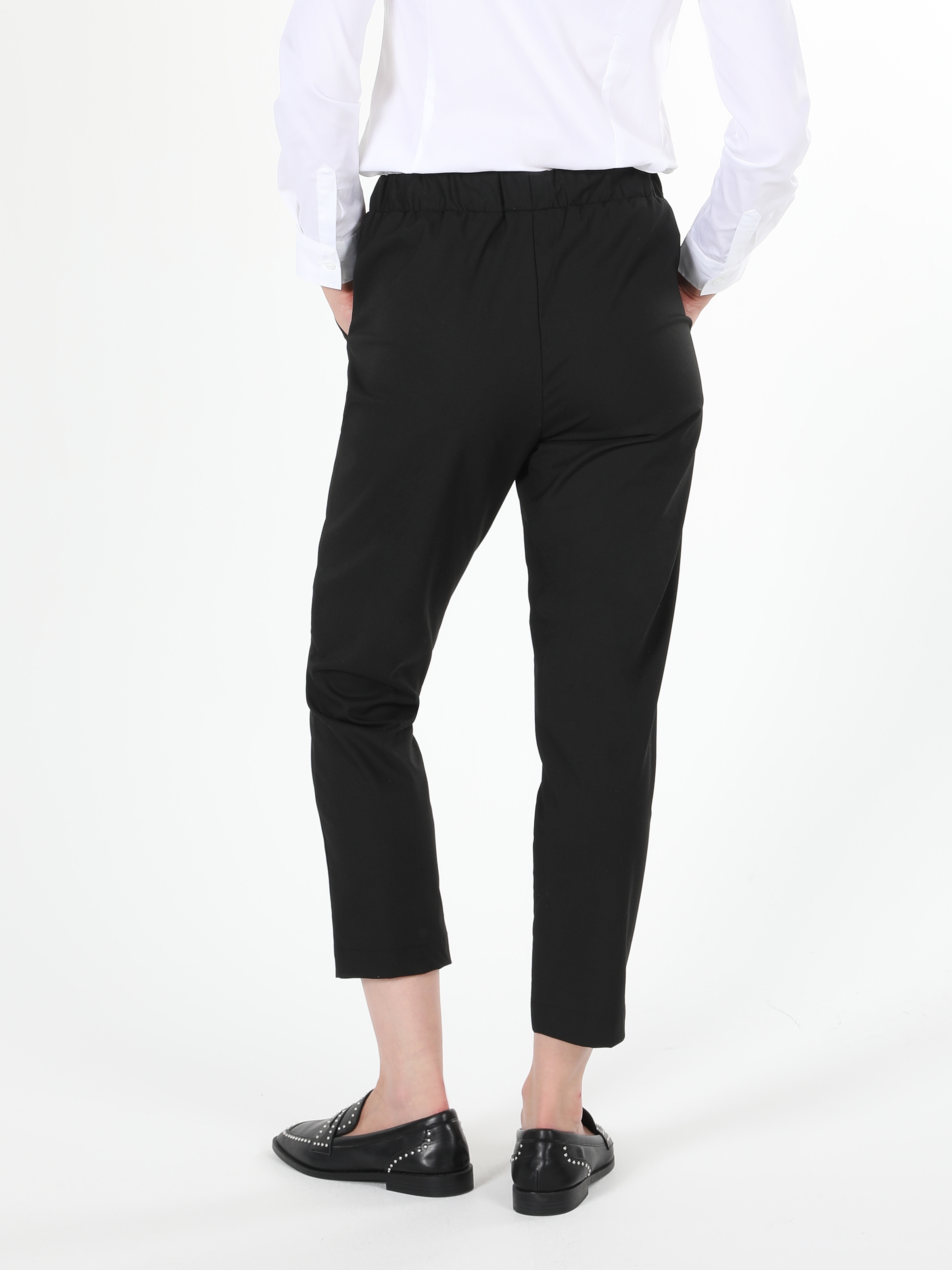 Afișați detalii pentru Pantaloni De Dama Negru Regular Fit  CL1055028