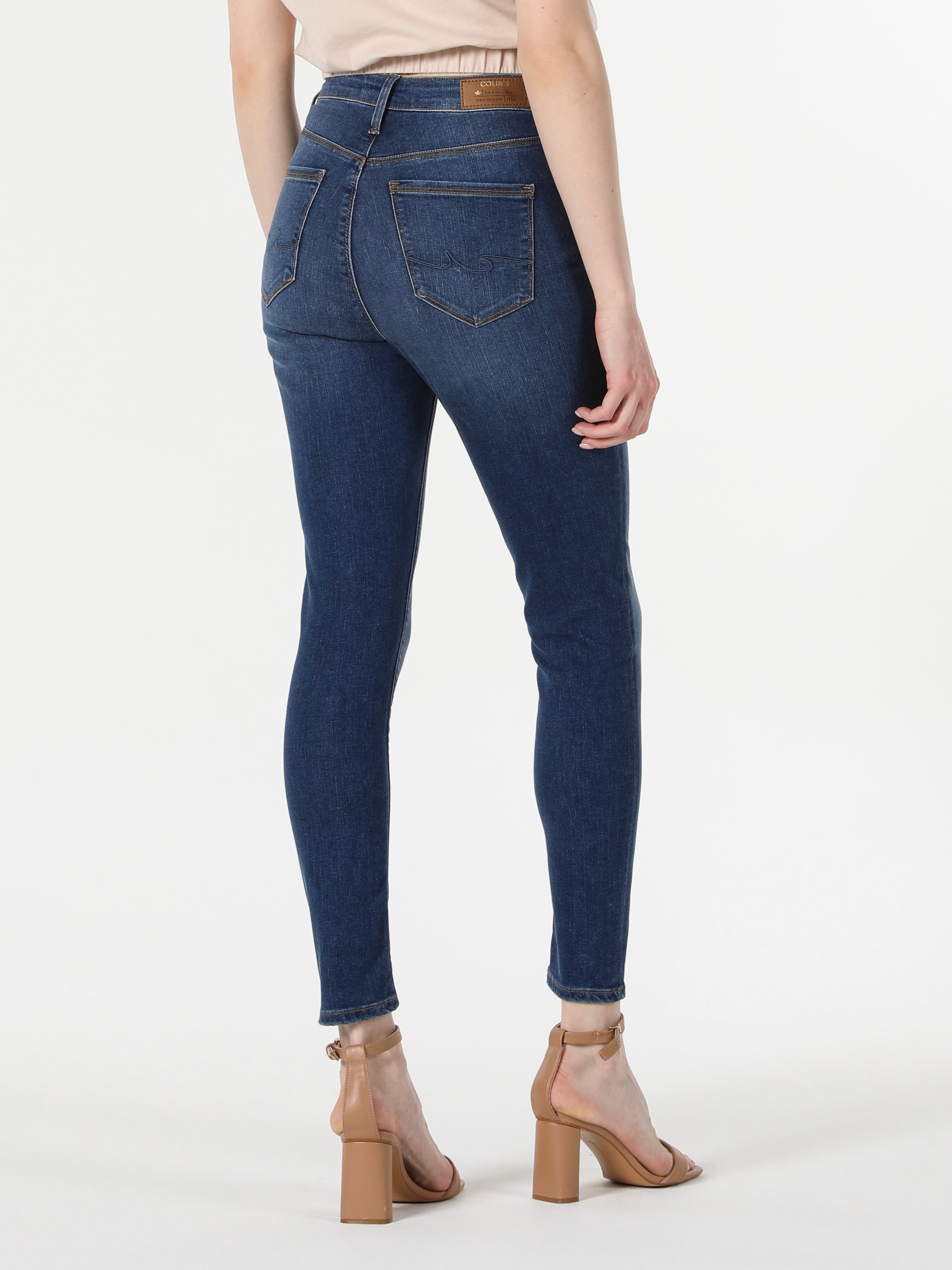 Afișați detalii pentru Pantaloni De Dama Albastru Super Slim Fit 760 DIANA