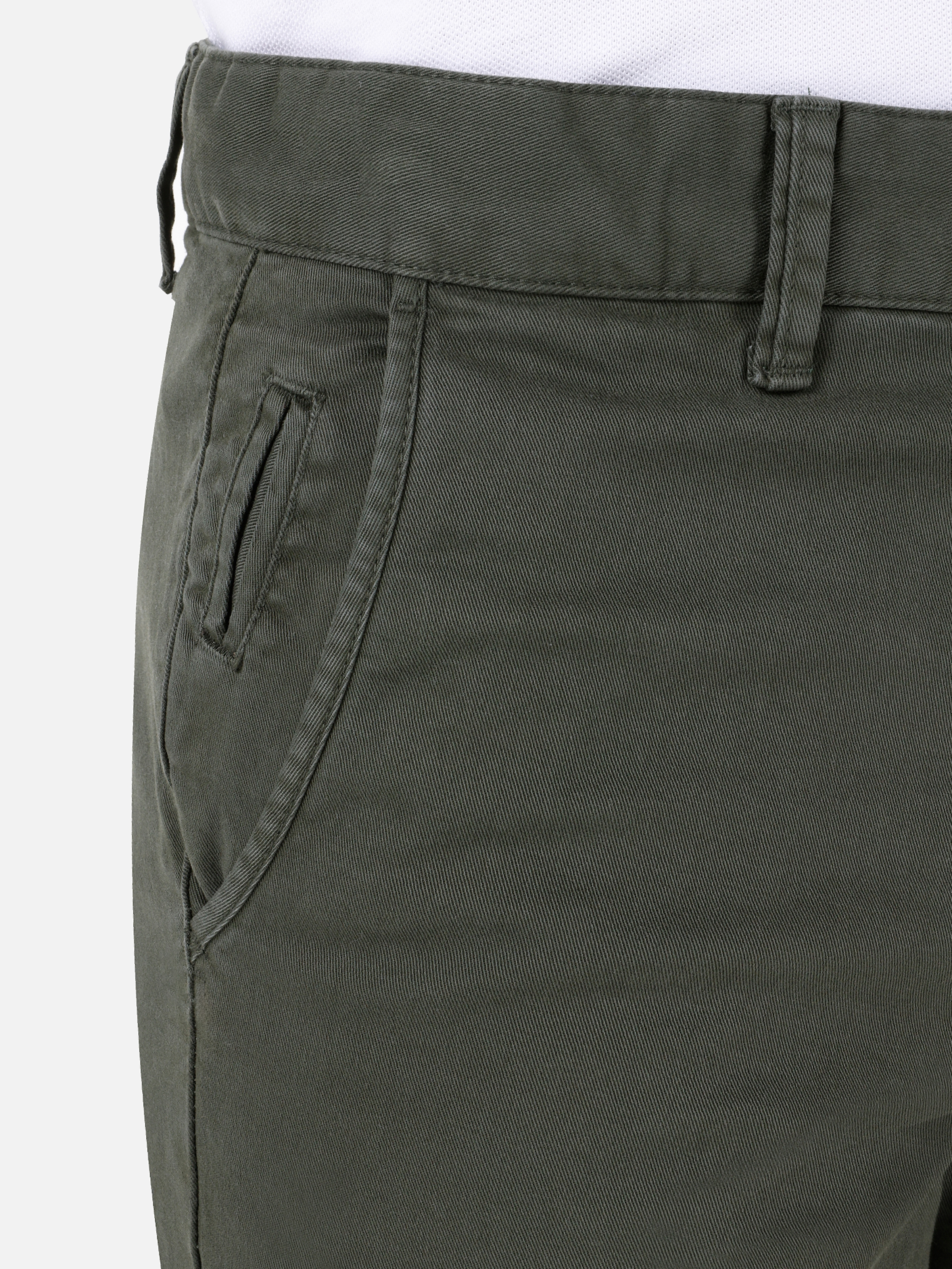 Afișați detalii pentru Pantaloni Slim Fit Verzi De Barbati