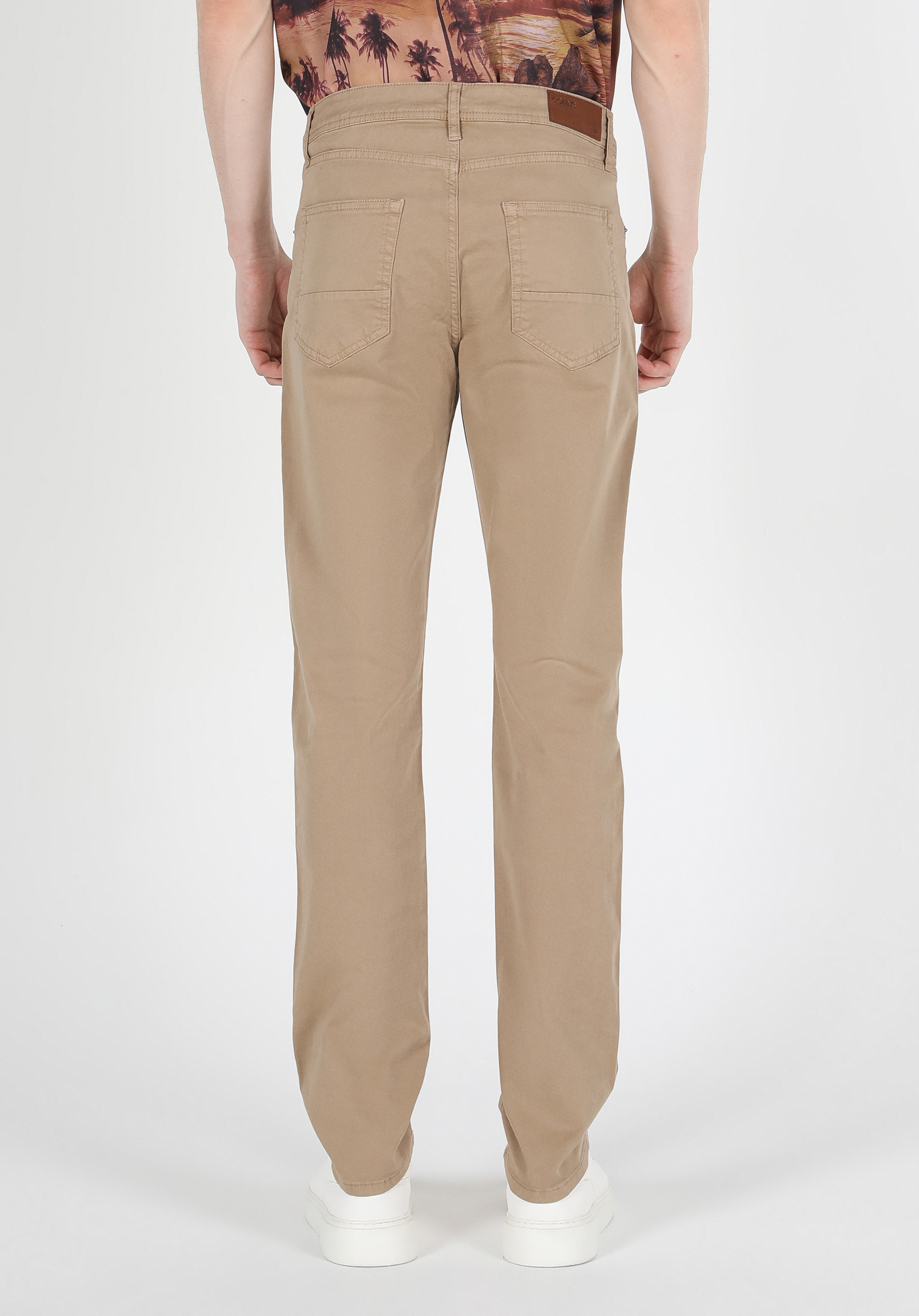 Afișați detalii pentru Camel Barbati Pantaloni Straight Fit