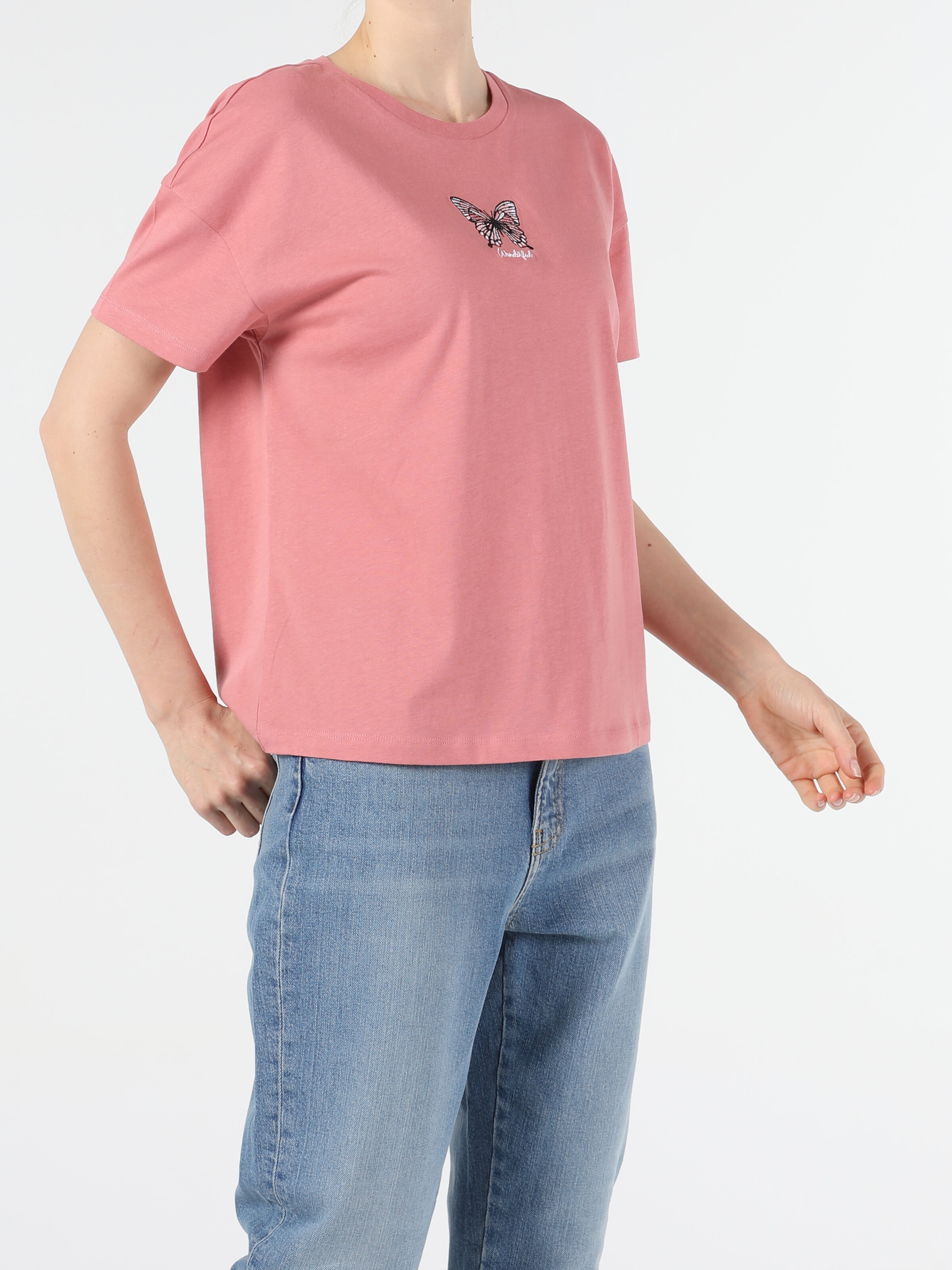 Afișați detalii pentru Roz Femei Tricou Cu Maneca Scurta Regular Fit