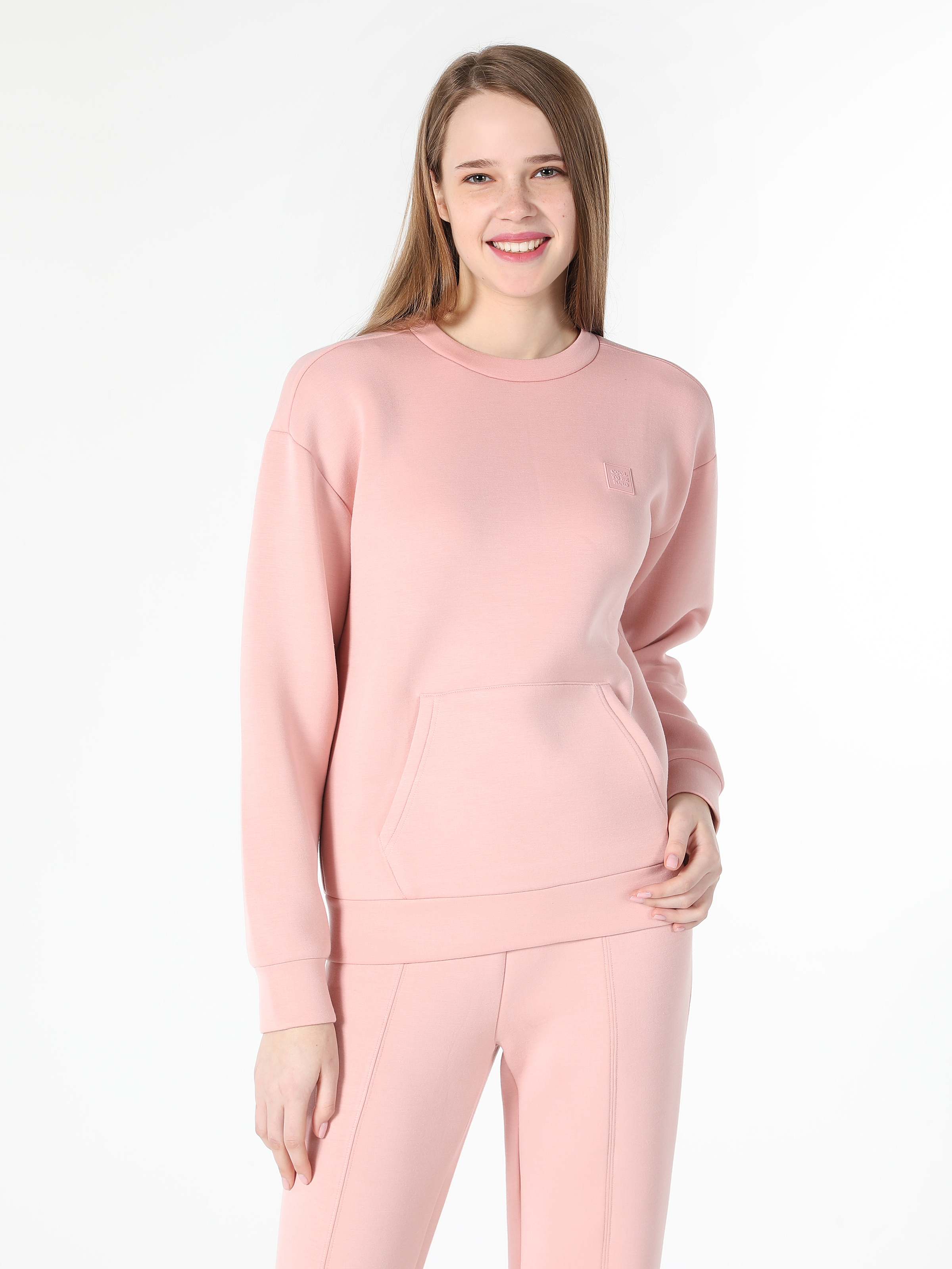 Afișați detalii pentru Swater / Bluza De Dama Roz Regular Fit  CL1062444