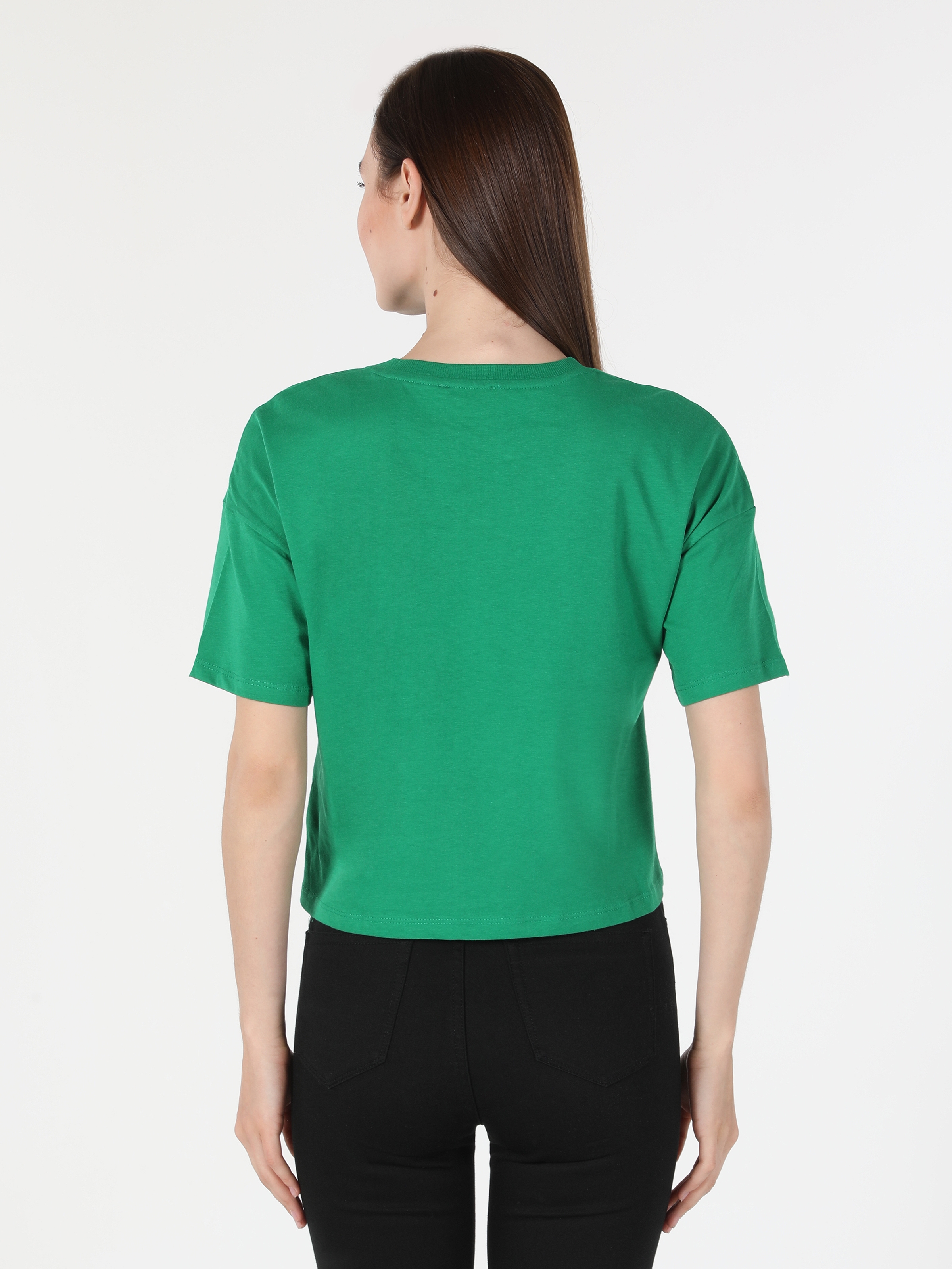 Afișați detalii pentru Tricou Cu Maneca Scurta De Dama Verde  