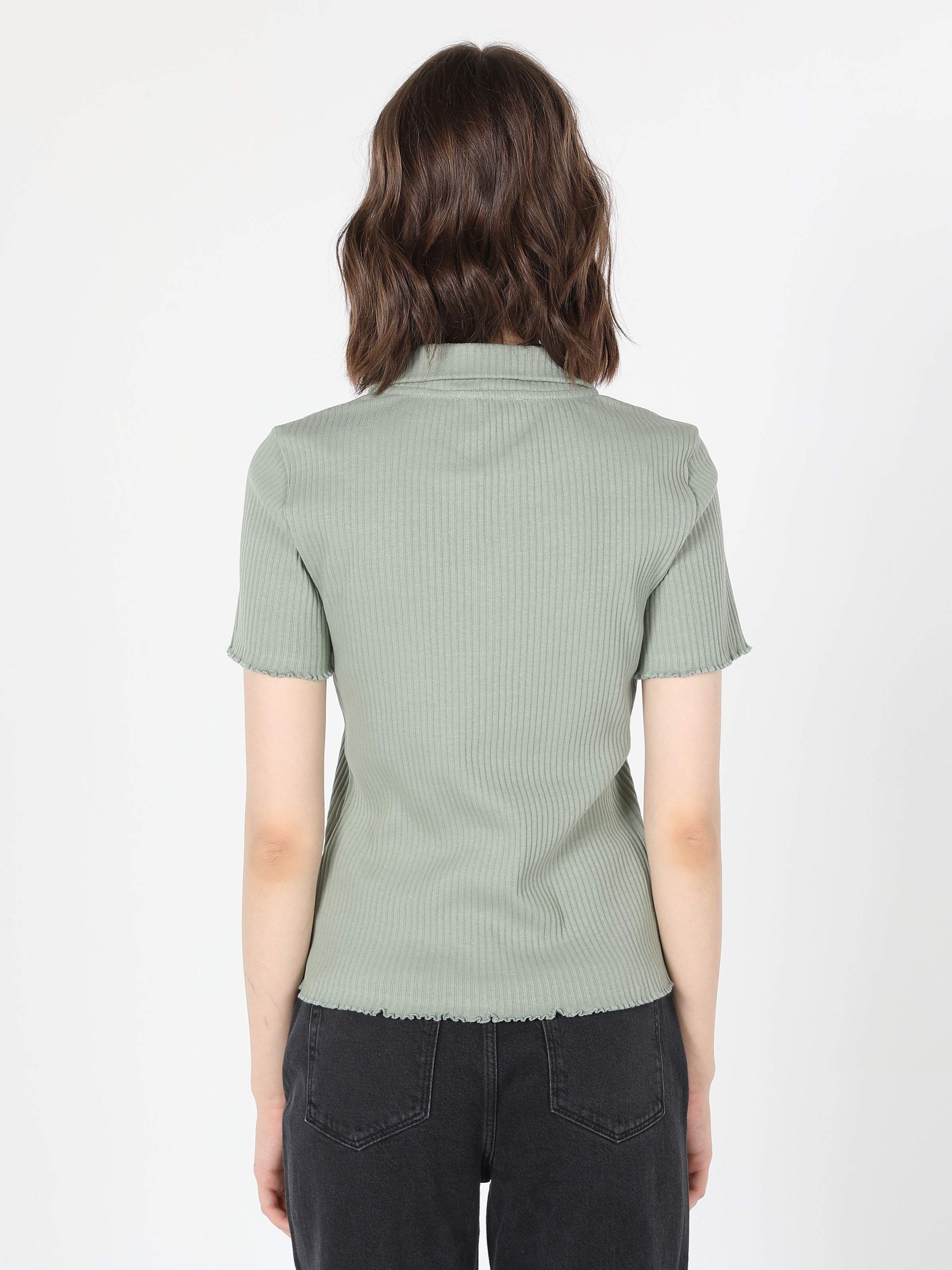 Afișați detalii pentru Tricou Cu Maneca Scurta De Dama Verde   CL1060338