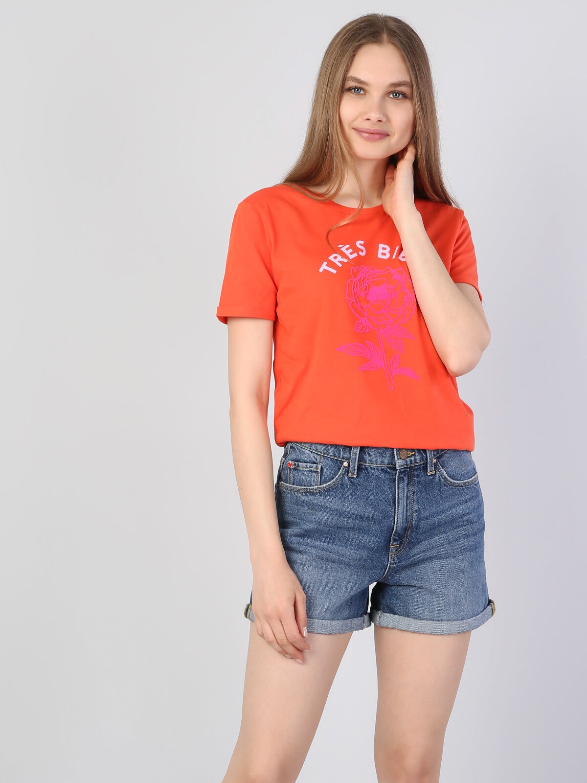 Afișați detalii pentru Tricou Cu Maneca Scurta De Dama Coral Regular Fit 