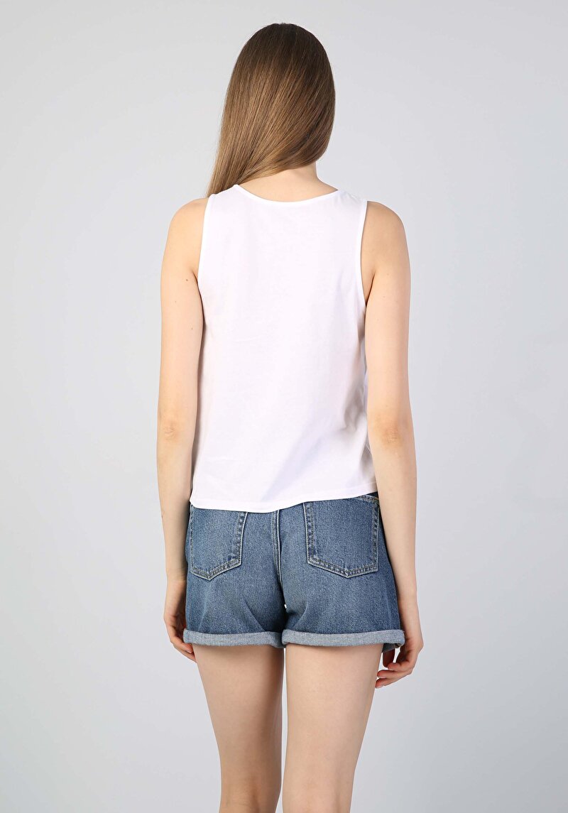 Afișați detalii pentru Maiou De Dama Alb Regular Fit  CL1046238