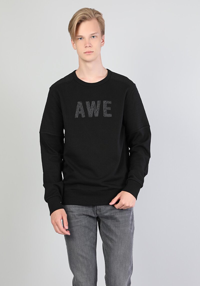 Afișați detalii pentru Hanorac / Bluza De Barbati Negru Regular Fit  Cl1046020