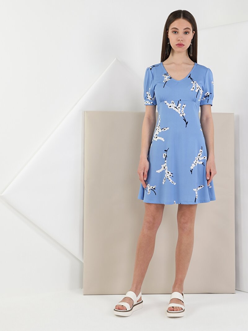 Imagine a Albastru Femei Rochie Regular Fit