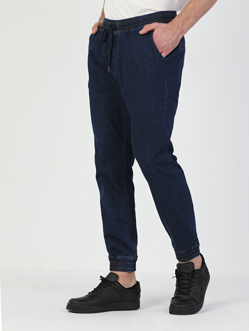 Imagine a Pantaloni De Barbati Albastru Jogger Fit 043 Mark Cl1049644