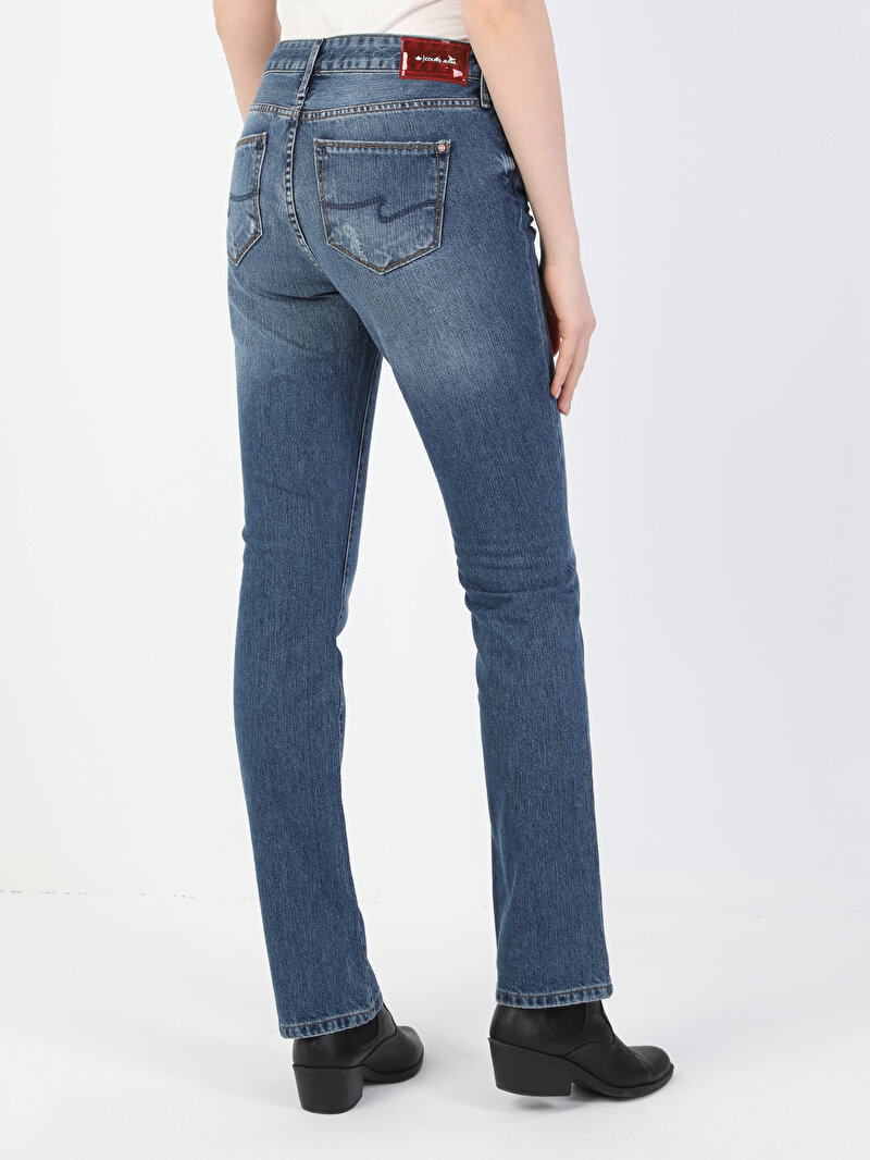 Afișați detalii pentru Pantaloni De Dama Denim Regular Fit 792 Mila Cl1048762