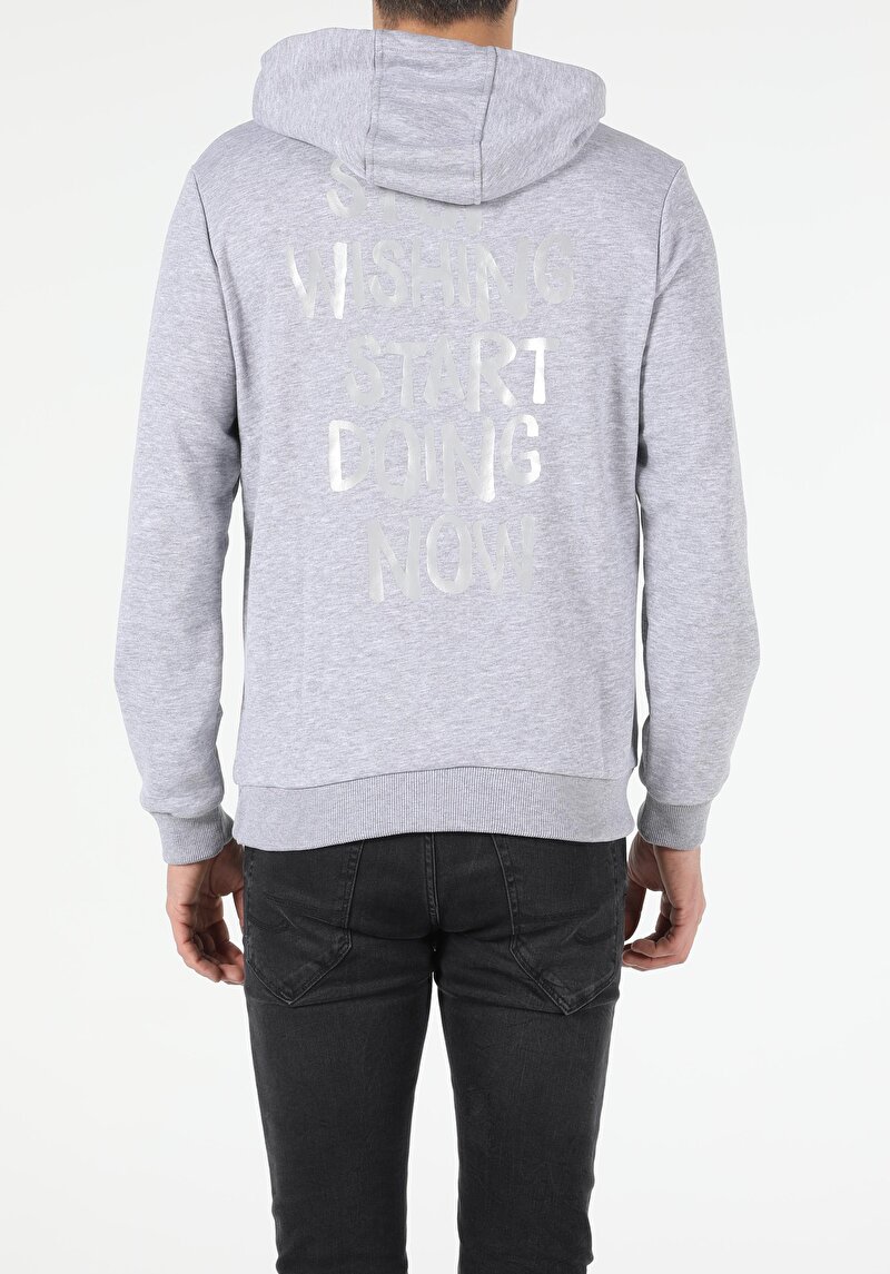 Imagine a Hanorac / Bluza De Barbati Gri Regular Fit Cl1052286